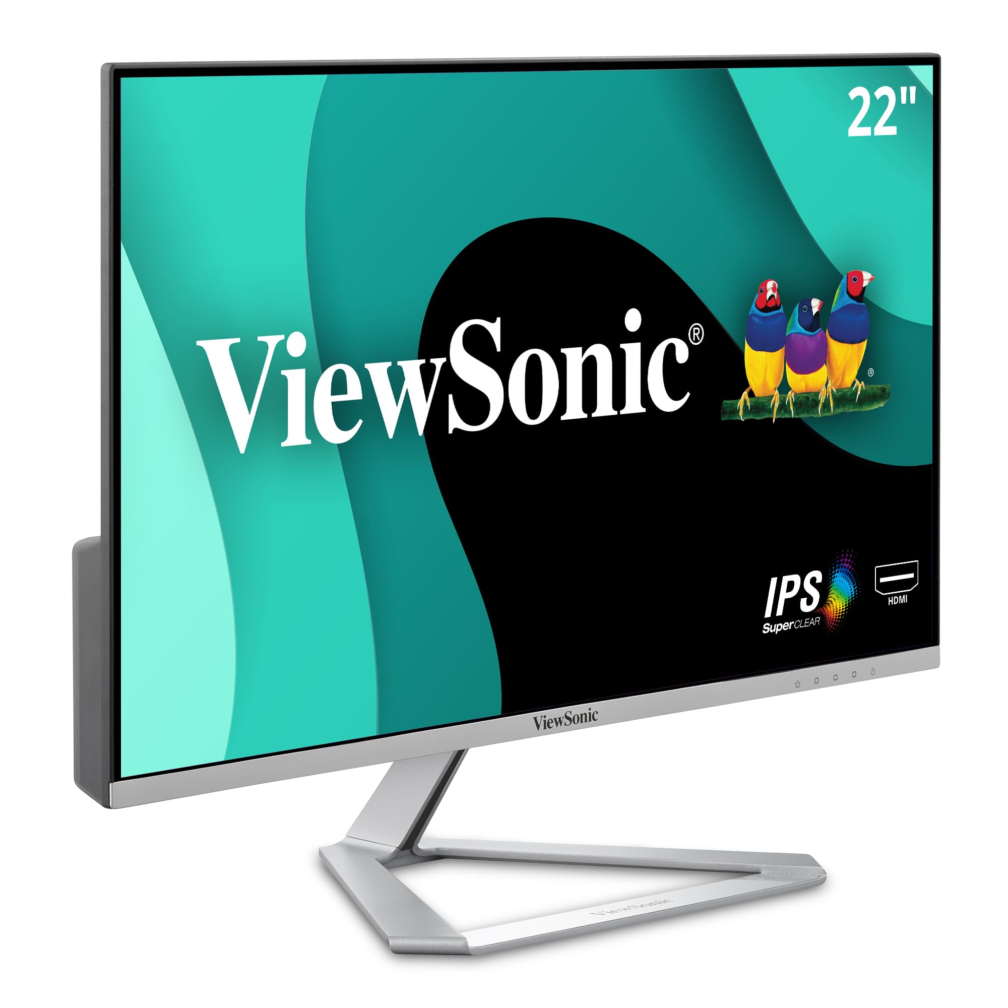 Viewsonic Vx2276 Smhd 22 Inch 1080P Widescreen Ips Monitor With Ultra Thin Bezels, Hdmi And Displayport