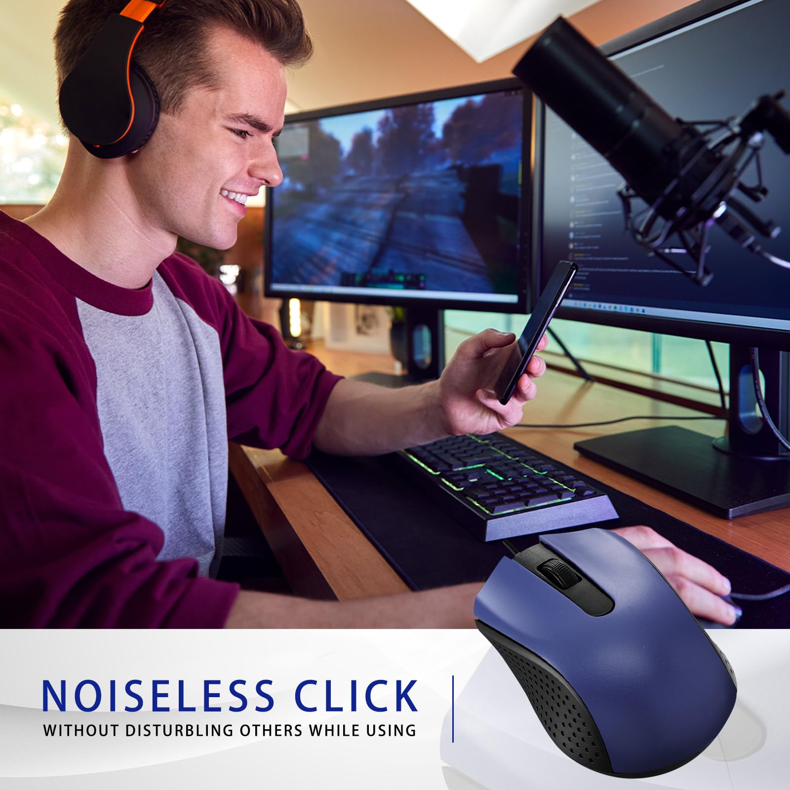 30 Pcs Usb Wired Mouse Computer 3 Button Mice Bulk Corded Usb Mouse For Pc Desktop Laptop Computer Office School Home Classroom