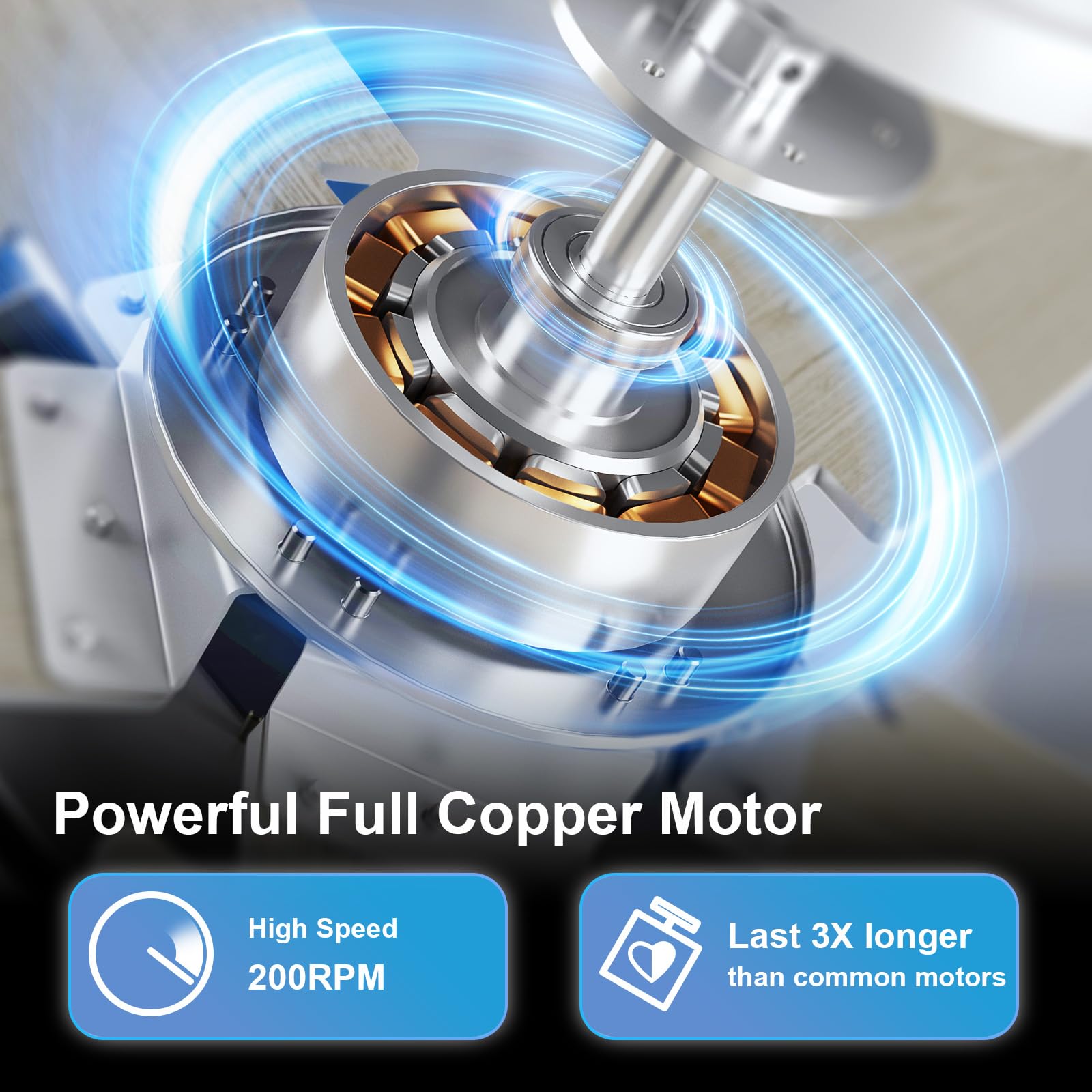 Tcl 52'' Ceiling Fan With Lights, White Flush Mount Ceiling Fans, 5 Blades Low Profile Ceiling Fans, 6 Speeds Dc Reversible, Dim