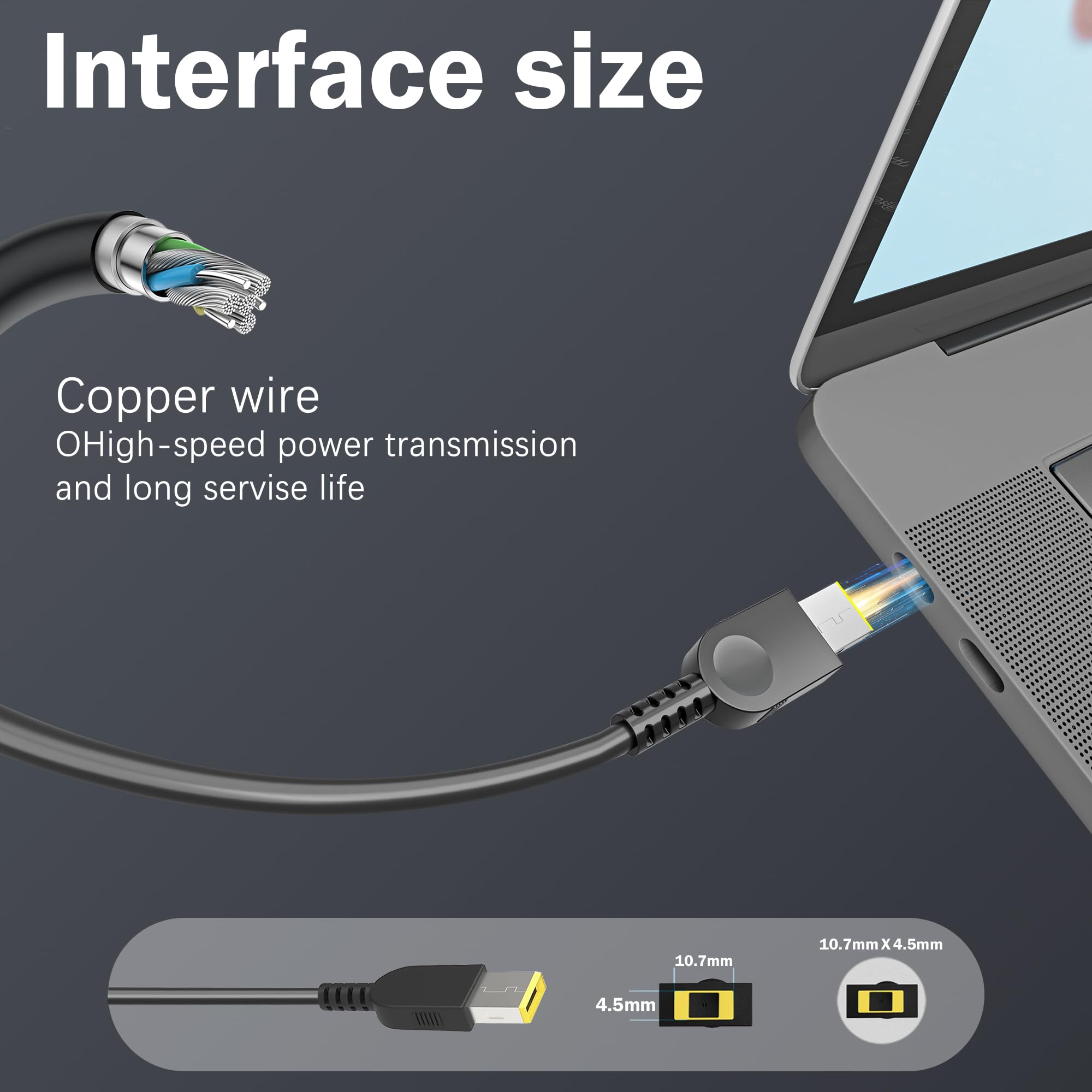 20V 6.75A 135W Ac Power Adapter Laptop Charger Compatible With Lenovo Ideapad Y40 70 Y50 70 Y50 70Am Ifi Y70 70 Y700 Z710 Power Cord
