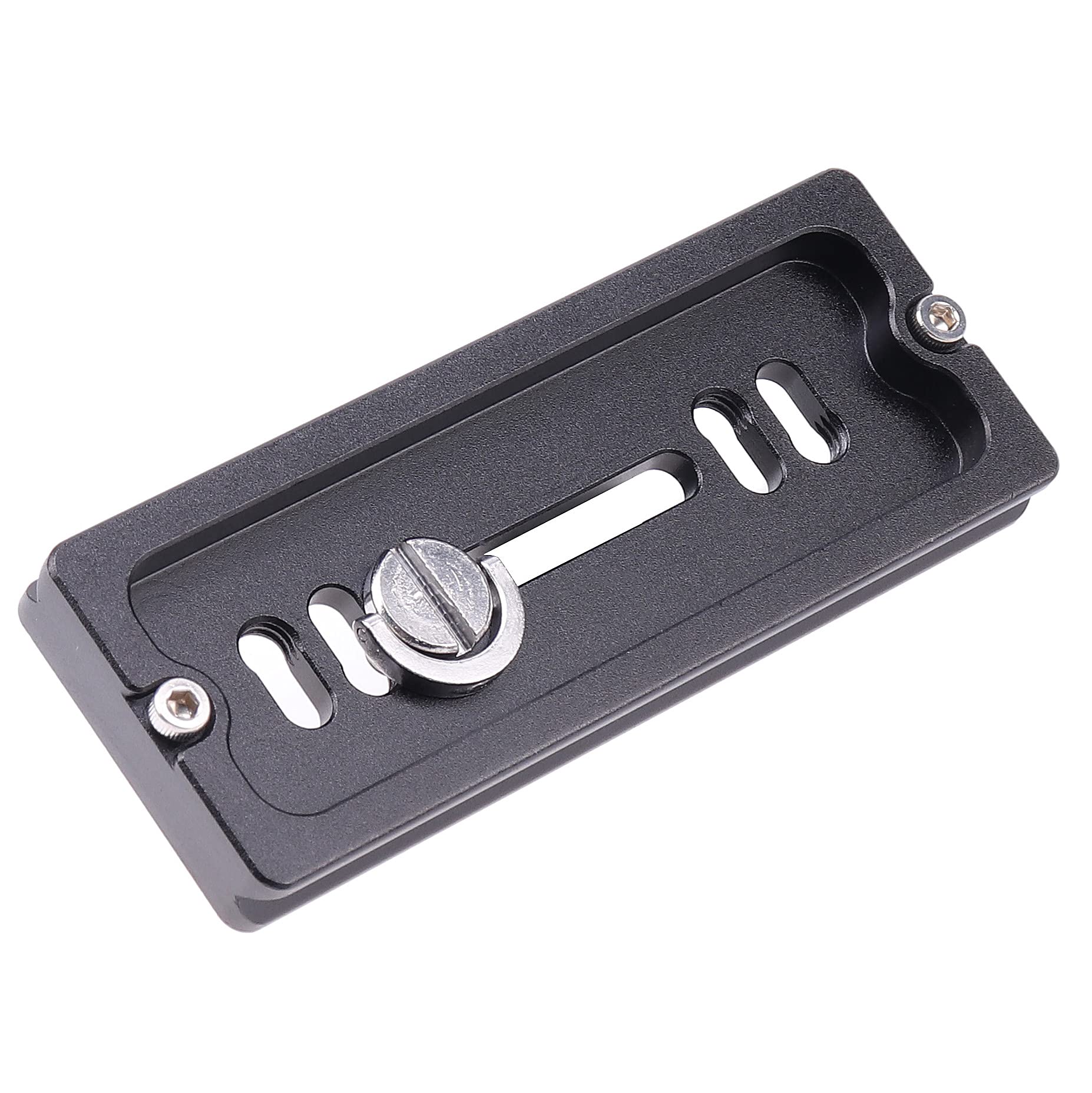 Focusfoto Pu100 Pu 100 Quick Release Plate, 100Mm Long Plate With 1/4'' 20 Mounting Screw For Benro B0 B1 B2 J0 J1 N1 Arca Swiss