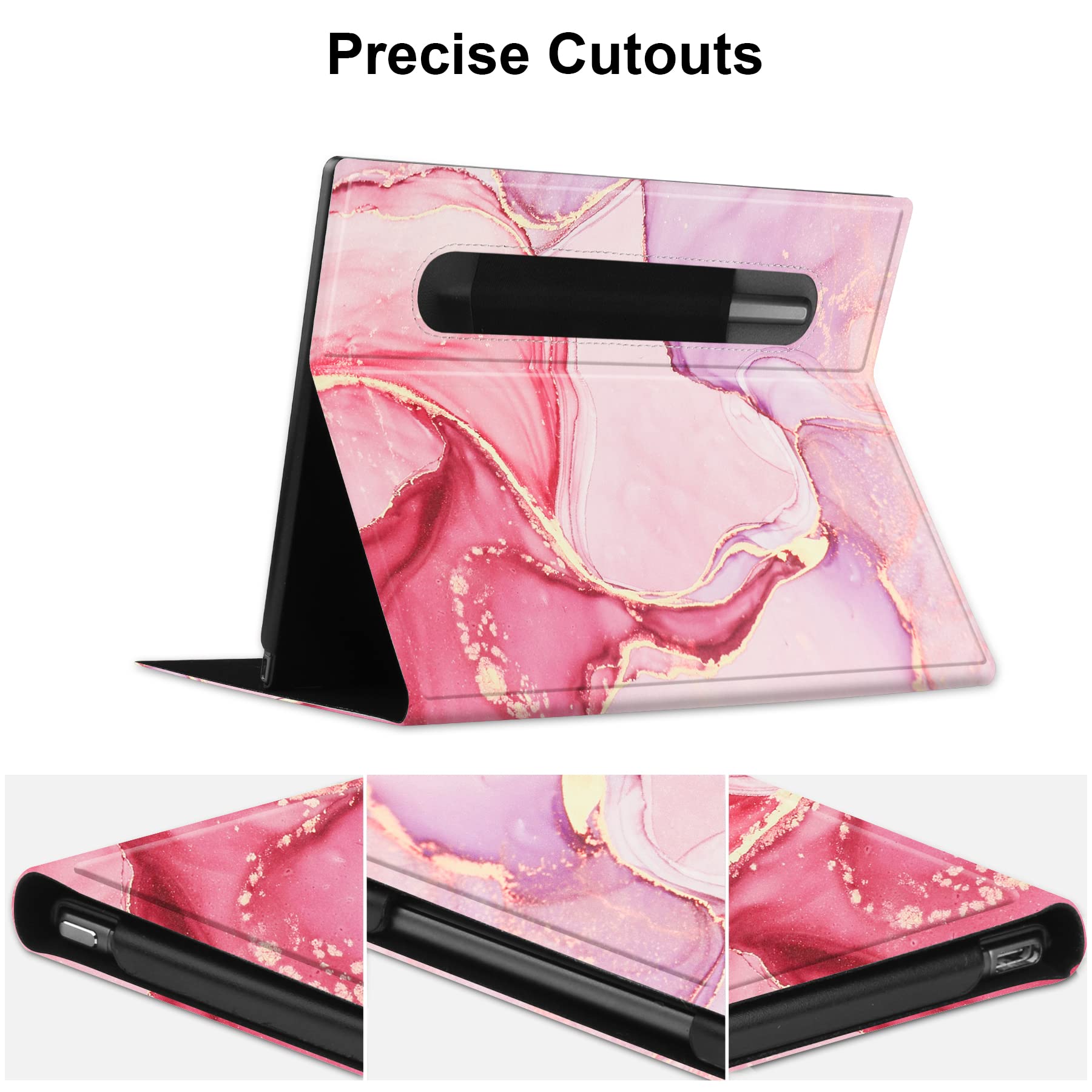 Kuroko Case For Tablet Case, Slim Lightweight Stand Hard Back Shell Protective Cover With Pen Holder For Paper Tablet 10.3'' 202