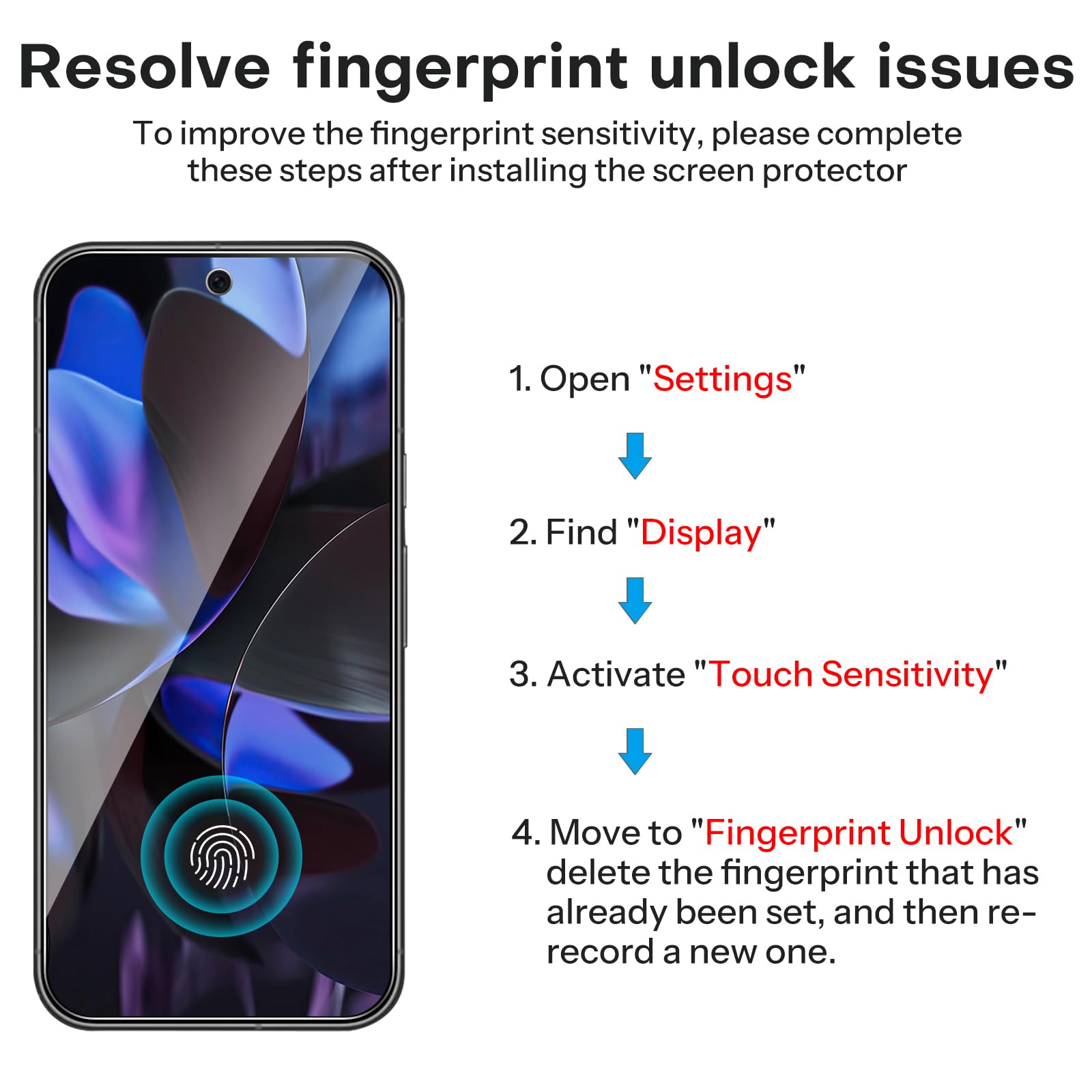 Omoton Screen Protector Only For Google Pixel 9 Pro Xl, [3+2 Pack] 3 Pack Tempered Glass For Pixel 9 Pro Xl & 2 Pack Camera Lens