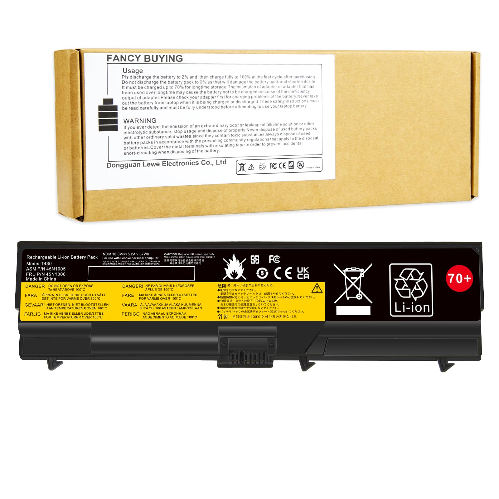 Fancy Buying 70+ 57Wh Laptop Battery For Lenovo Ibm Thinkpad T430 T430I T530 T530I W530 W530I L430 L530 Sl430 Sl530 45N1007 45N1
