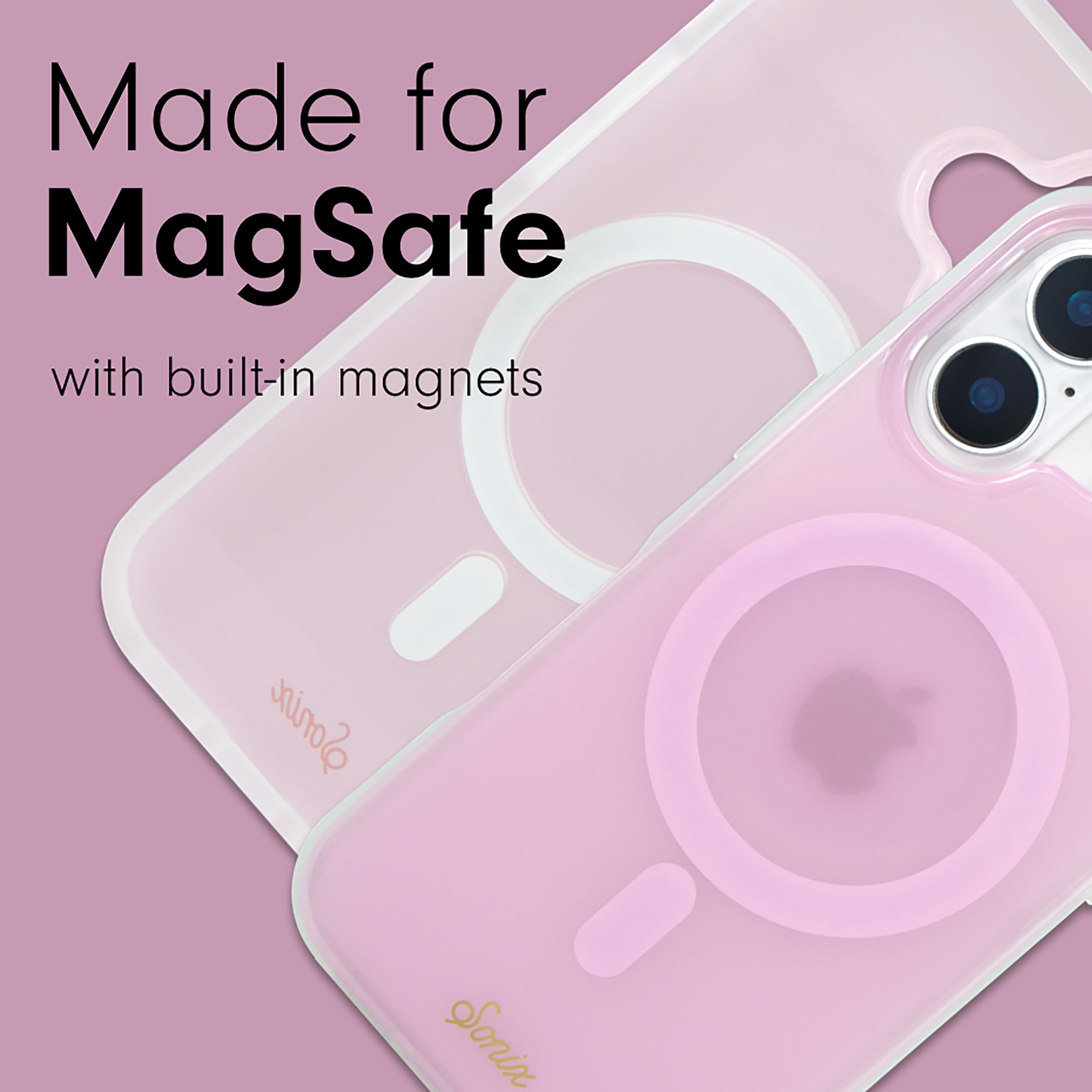 Sonix Case For Iphone 16 Plus | Compatible With Magsafe | 10Ft Drop Tested | Jelly Pink