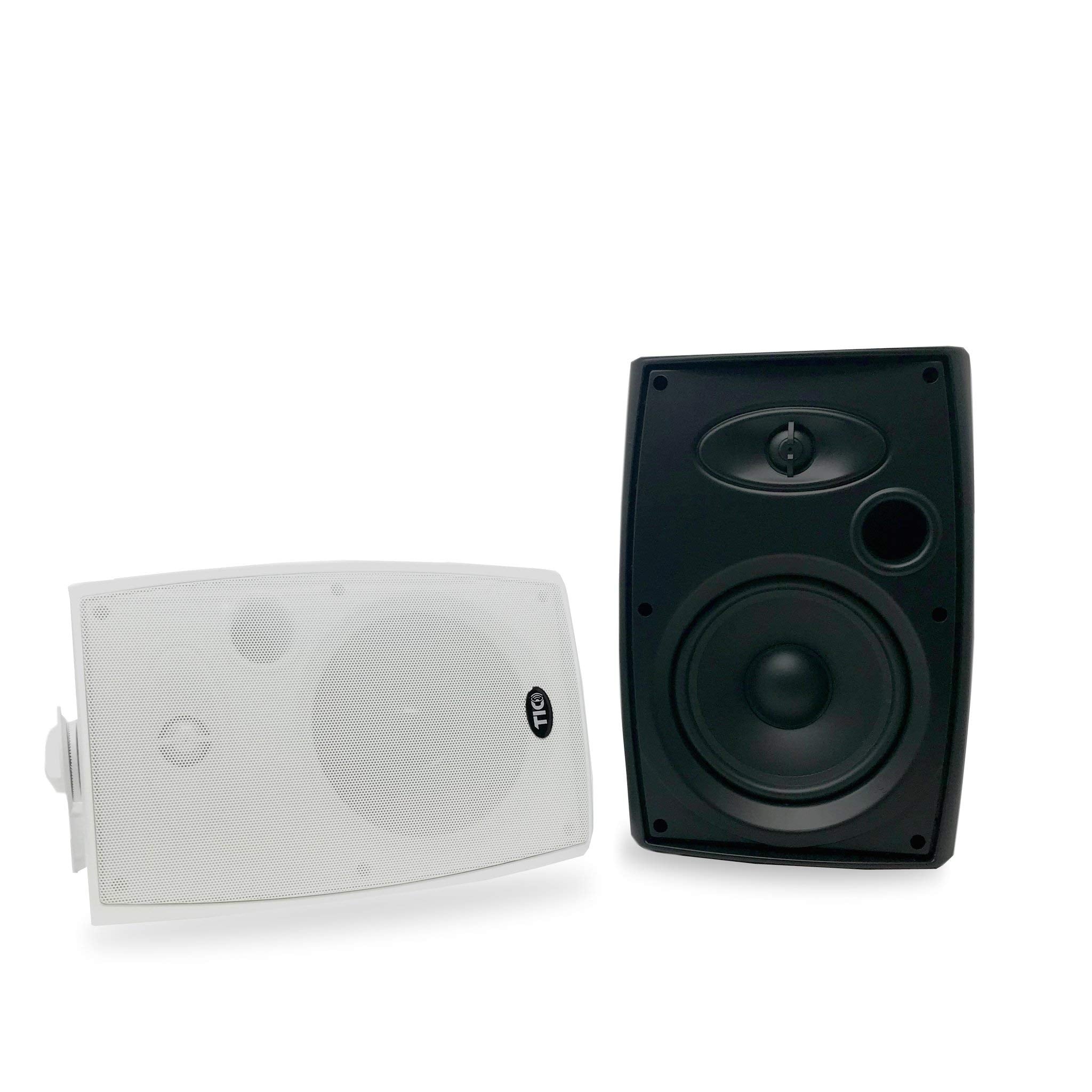 Tic Asp120 6.5' Outdoor Weather Resistant Patio Speakers With 70V Switch (Pair)