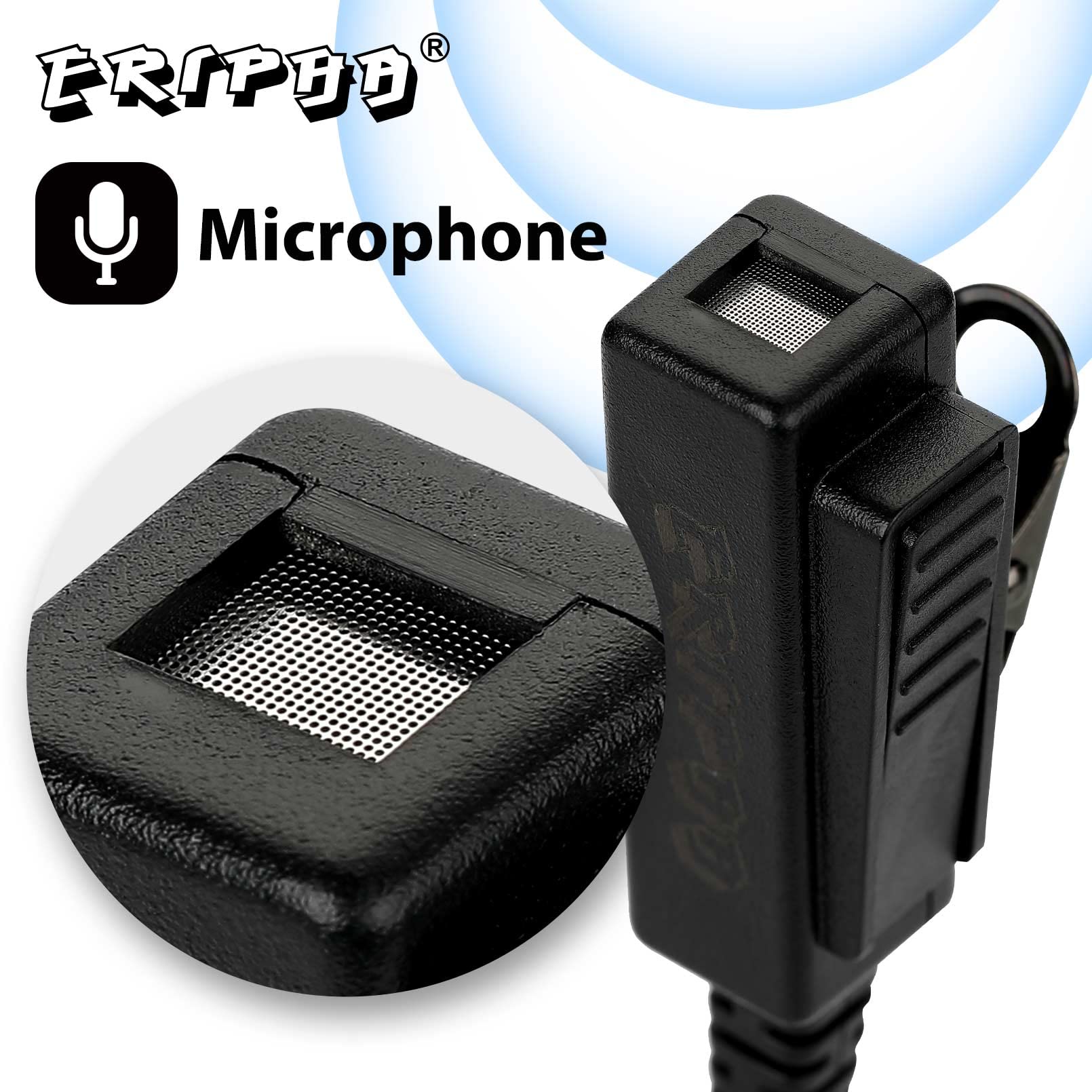 Eripha Cp100D Cp200 Cls1110 1410 Two Way Radio Earpiece Compatible With Motorola Walkie Talkie Reinforced Cable Acoustic Tube He