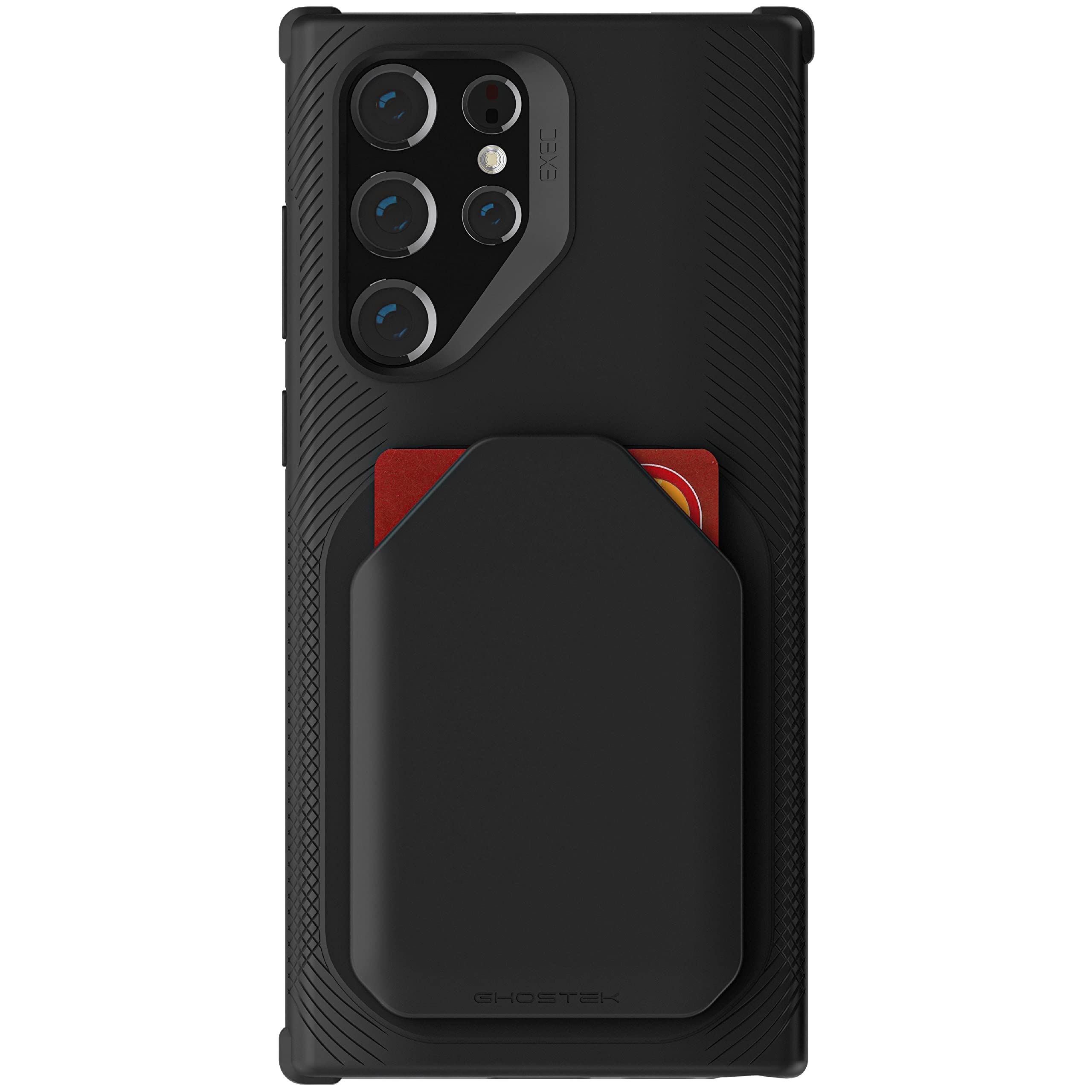 Ghostek EXEC Galaxy S22 Wallet Case Card Holder Works with Magnetic Car Mounts Easily Detachable for Wireless Charging Protectiv