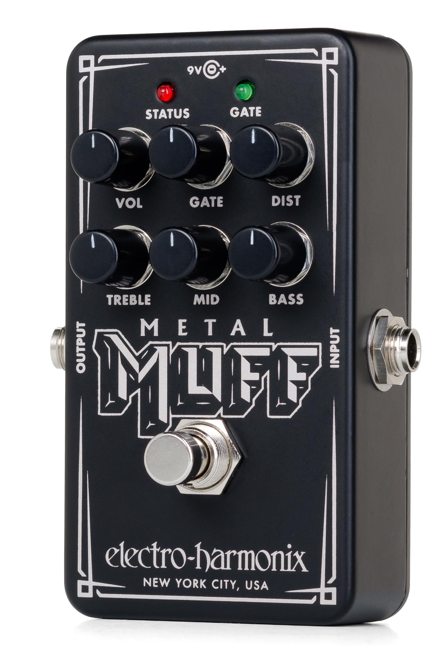 Electro Harmonix Nano Metal Muff, Black, Nano Metal Muff   Electric Guitar Distortion With Noise Gate Pedal