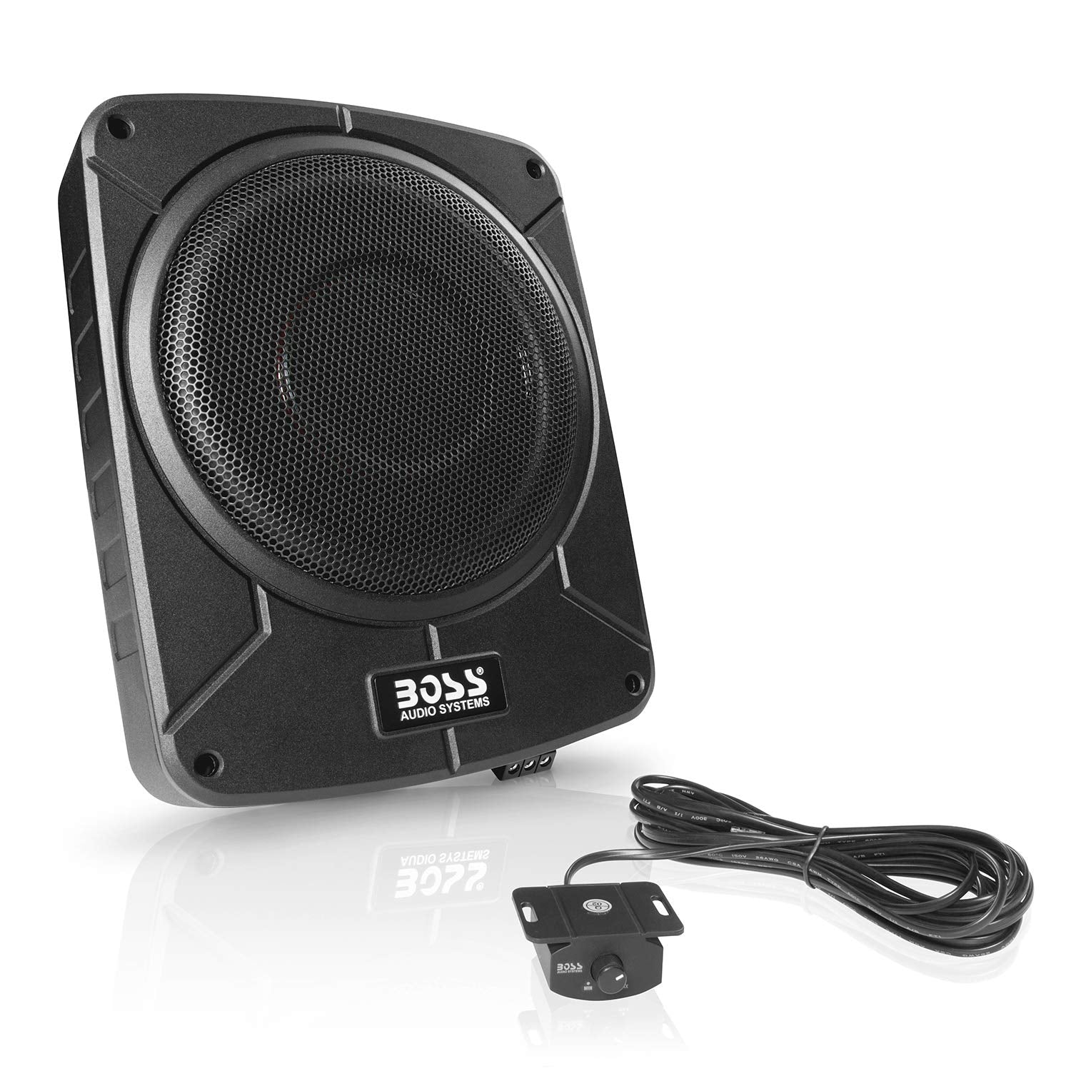 Boss Audio Systems Bab10 Amplified Car Subwoofer   1200 Watts Max Power, Low Profile, 10 Inch Subwoofer, Remote Subwoofer Contro