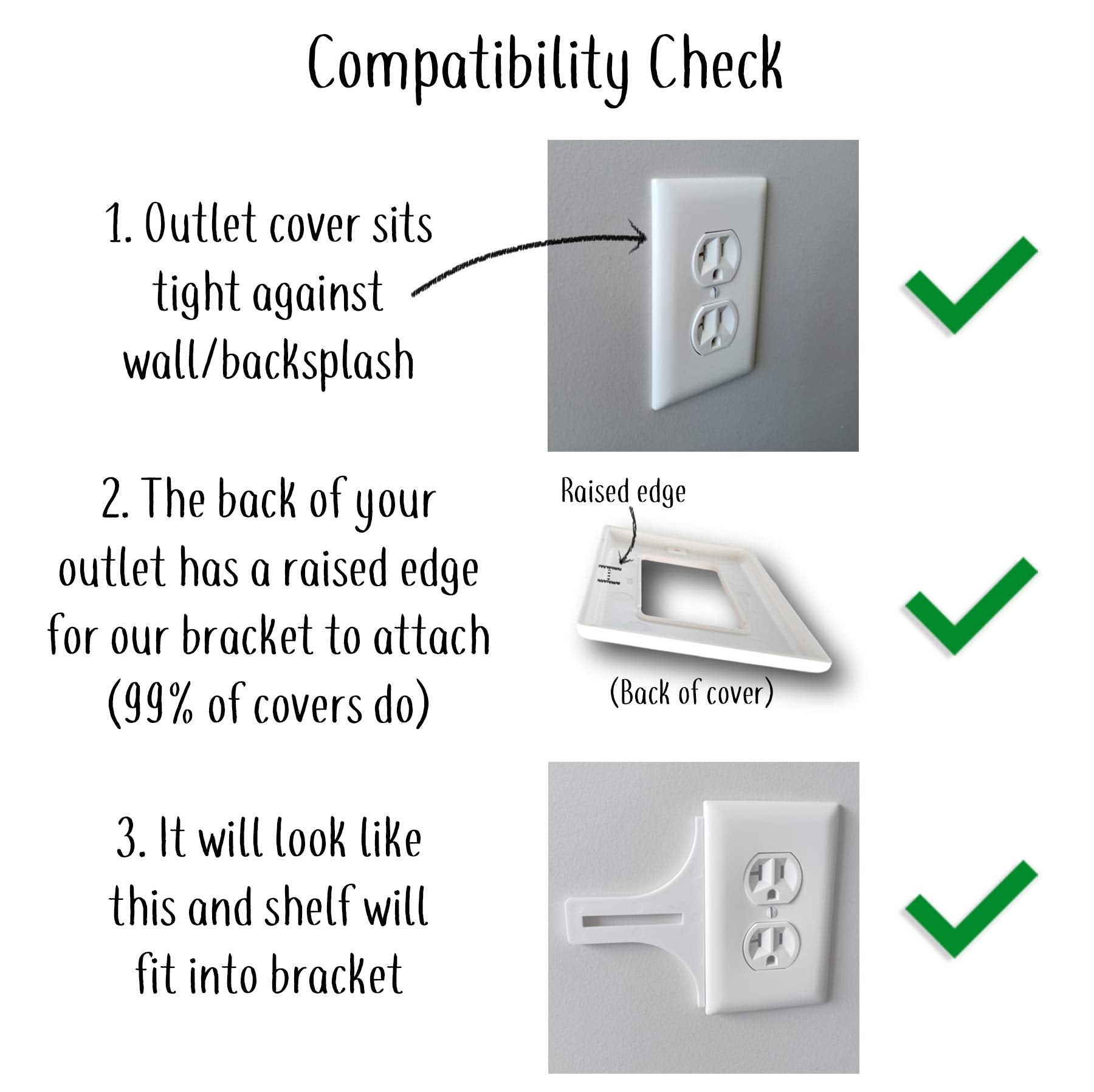 The Easy Outlet Shelf By Mount Genie   Works With All Outlets   60 Second Install   Hidden Cord Cable Storage   Perfect Google Home Mount, Nest Wifi Mount, For Cameras, Voice Assistants, And More