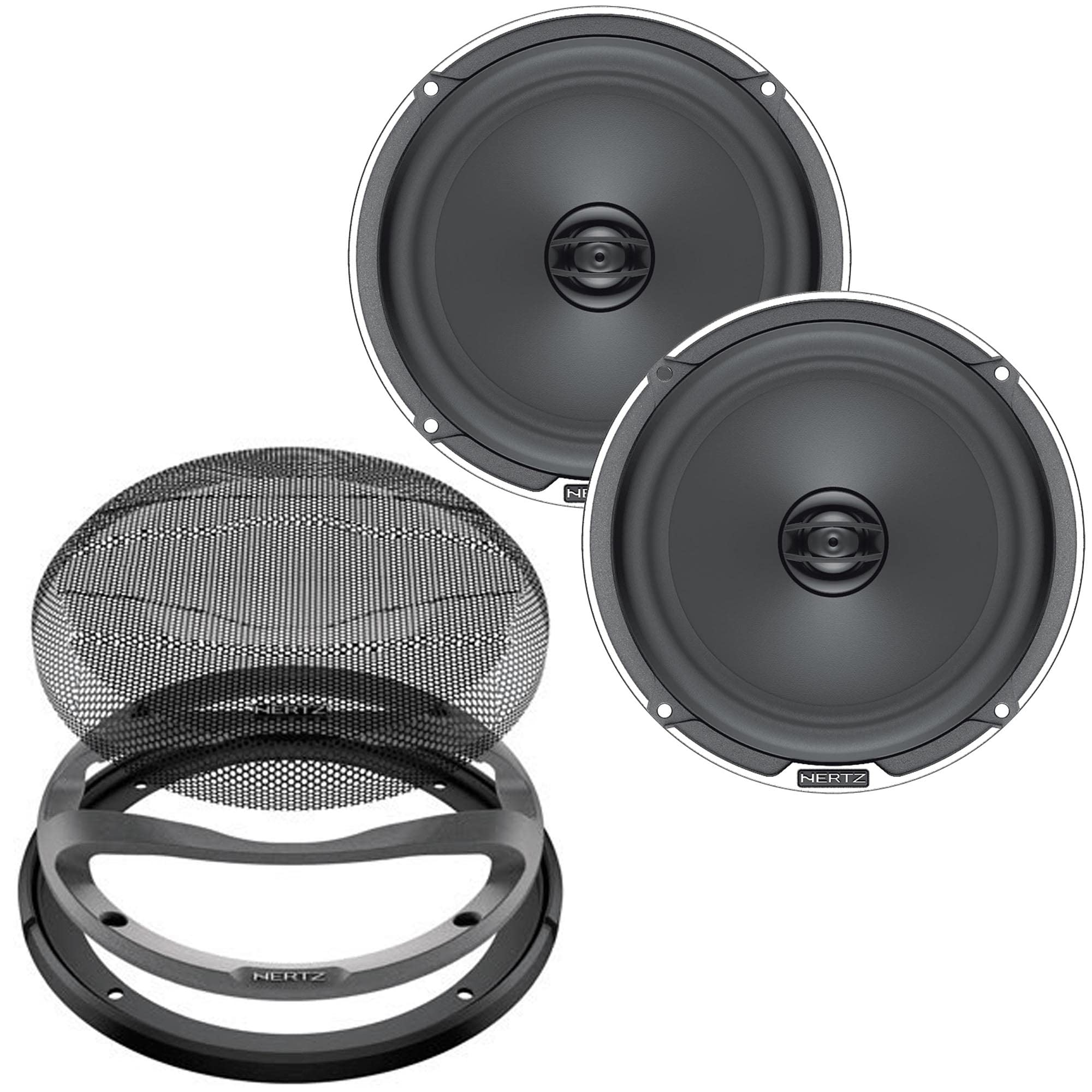 HERTZ MPX 165.3 Millie Pro Series 6.5 200 W Peak Coaxial Speakers with MPG 165.3 Pro Grilles