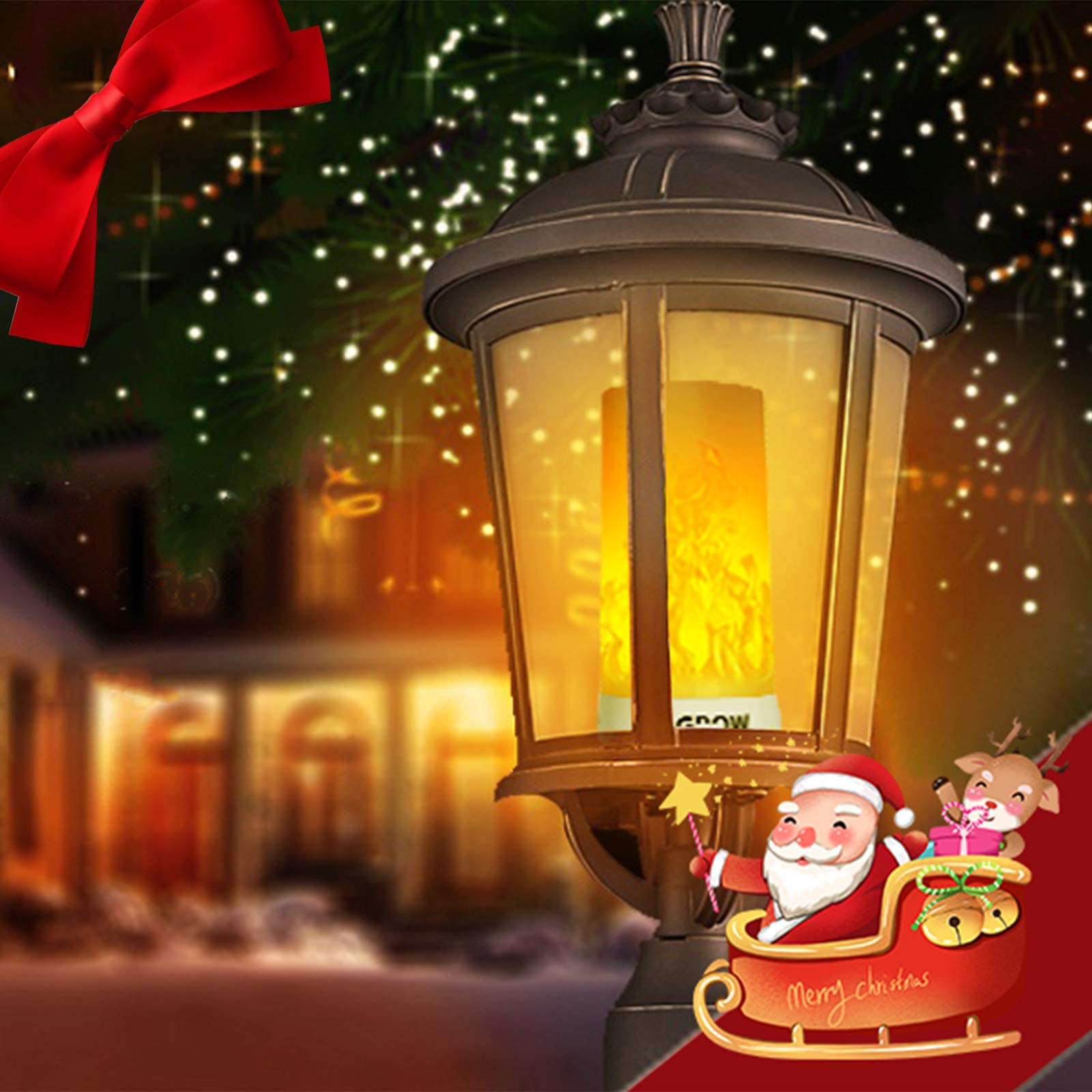 Pdgrow Led Flame Lights With Remote Timer, Flame Lamp 4 Modes Usb Rechargeable Fire Lights Indoor Campfire Outdoor Decorative La