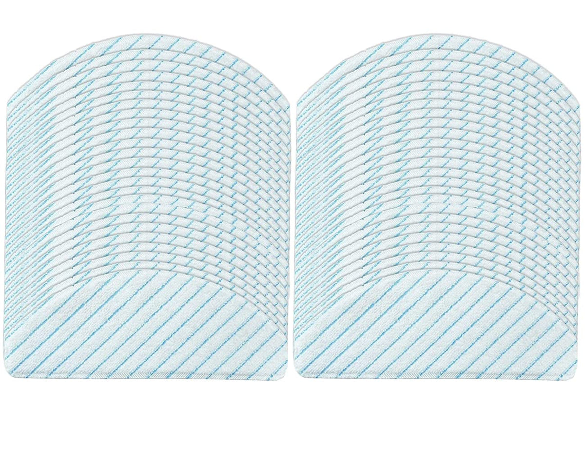 50Pcs Disposable Mopping Pads For Deebot Ozmo T8/T8+/T8 Aivi/N8/ N8 Pro/ N8 Pro+/T9 /T9+/ X1 Plus/ T10 Plus Deebot Mopping Pads(