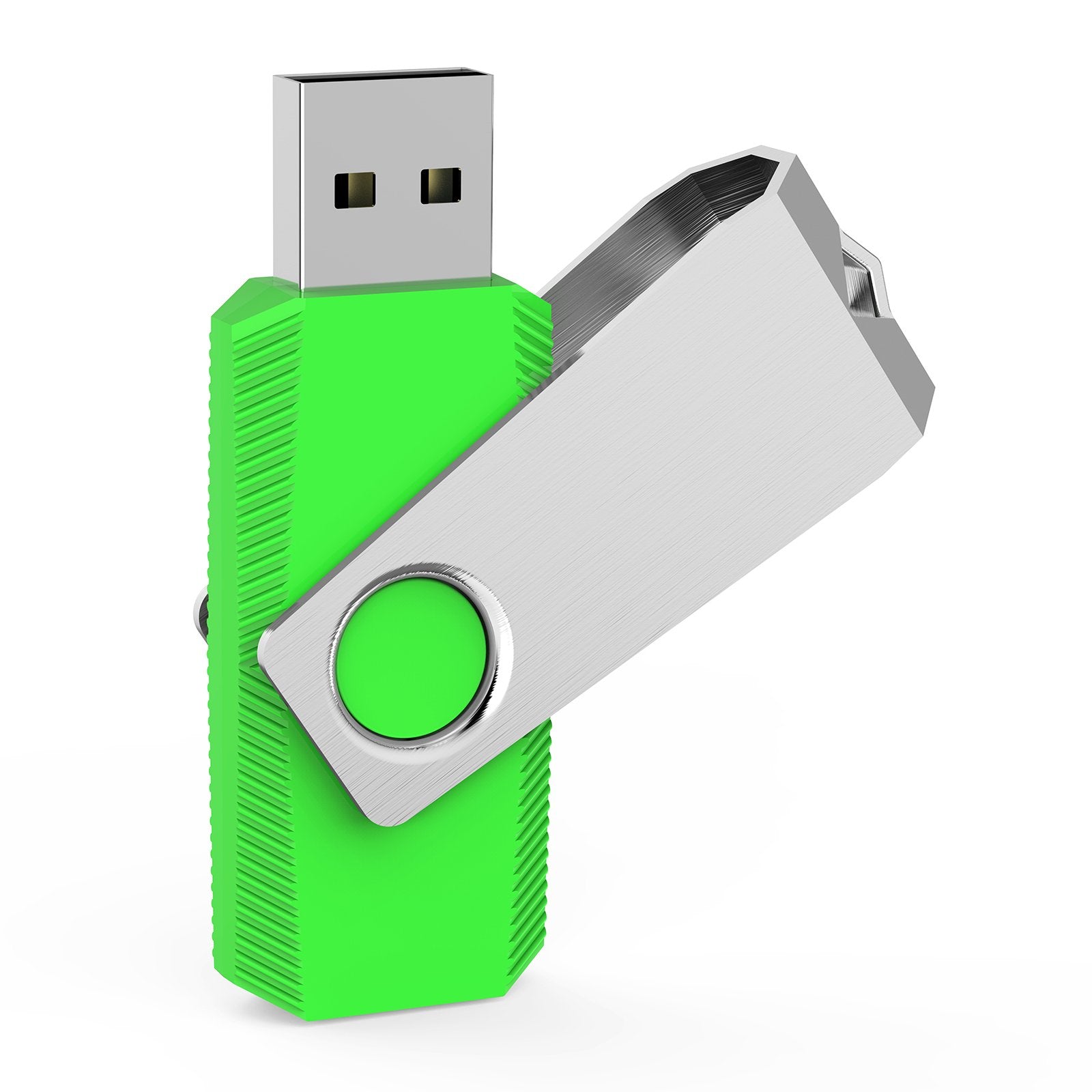 Aiibe 5Pcs 2Gb Usb 2.0 Flash Drive Memory Stick Thumbdrives (Mixed Color : Black Red Cyan Green Purple)