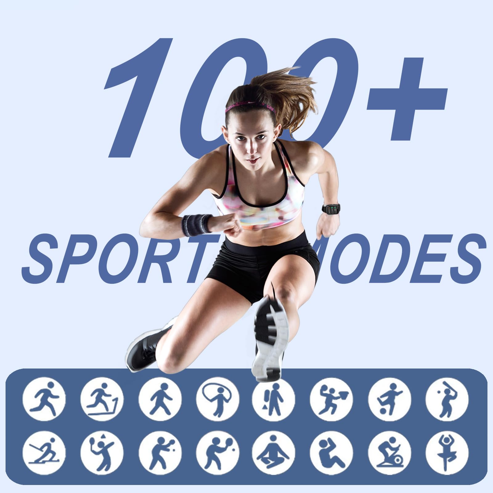 Kuizil Smart Watch For Men Women, 1.91 '' Smartwatch (Answer/Make Call), Fitness Tracker With 100+ Sport Modes, Ip68 Waterproof,