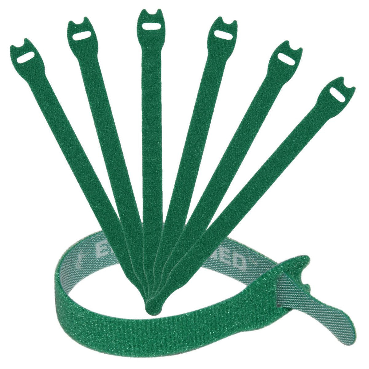 Reusable Cable Ties 1/2'' X 8'' For Cable Management And Organizing Cords   30 Pack Bundled With 2 Bonus Cinch Straps (Green)