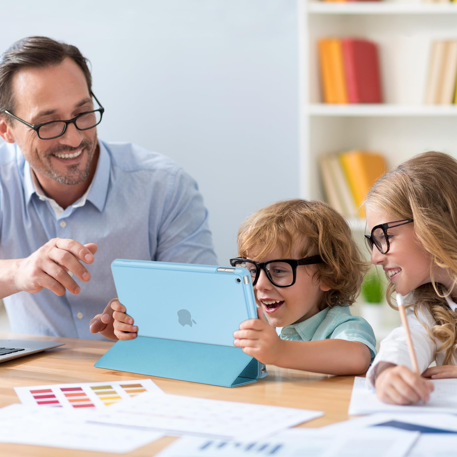 Procase For Ipad 9Th Generation 2021/ Ipad 8Th Generation 2020/ Ipad 7Th Generation 2019 Case, Ipad 10.2 Case Ipad Cover 9Th Generation  Babyblue