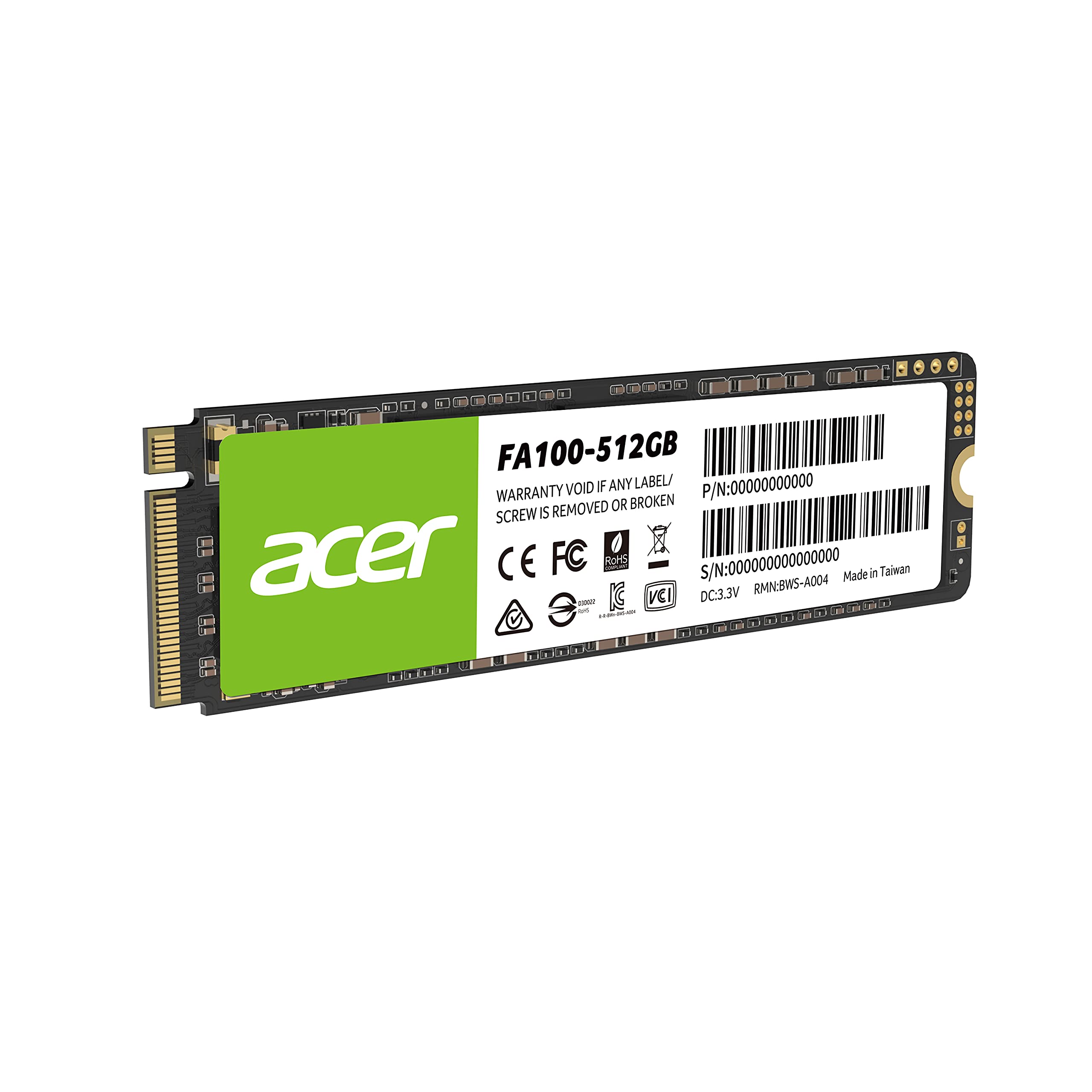 Acer Biwin Ssd Fa100 M.2 512Gb