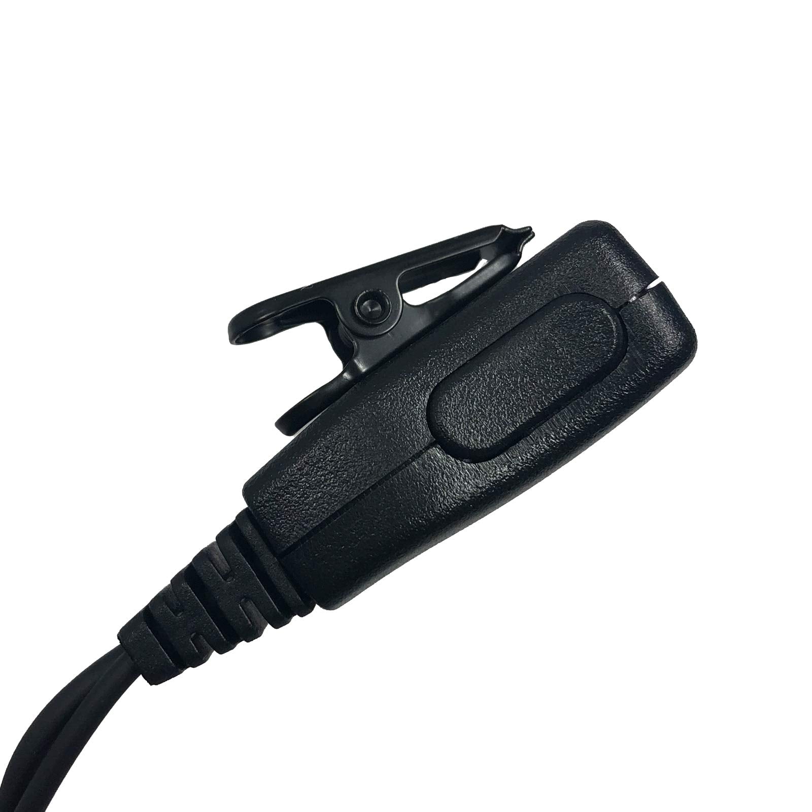 Promaxpower [10 Pack] 1.5 Wire Security & Surveillance Clear Acoustic Tube Earpiece Headset With Ptt Button Mic For Motorola Rad