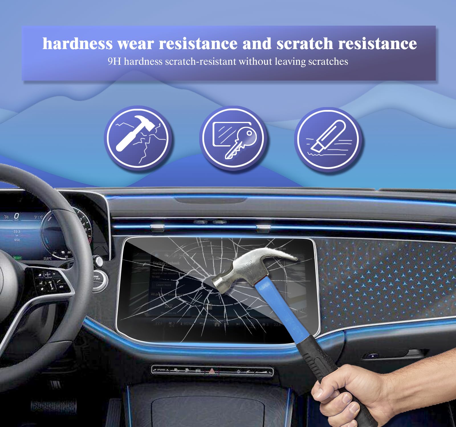 2Pcs For 2024 2025 Mercedes E Class All Terrian Wagon Screen Protector For 2024 Mercedes Benz E Class All Terrian Accessories 20