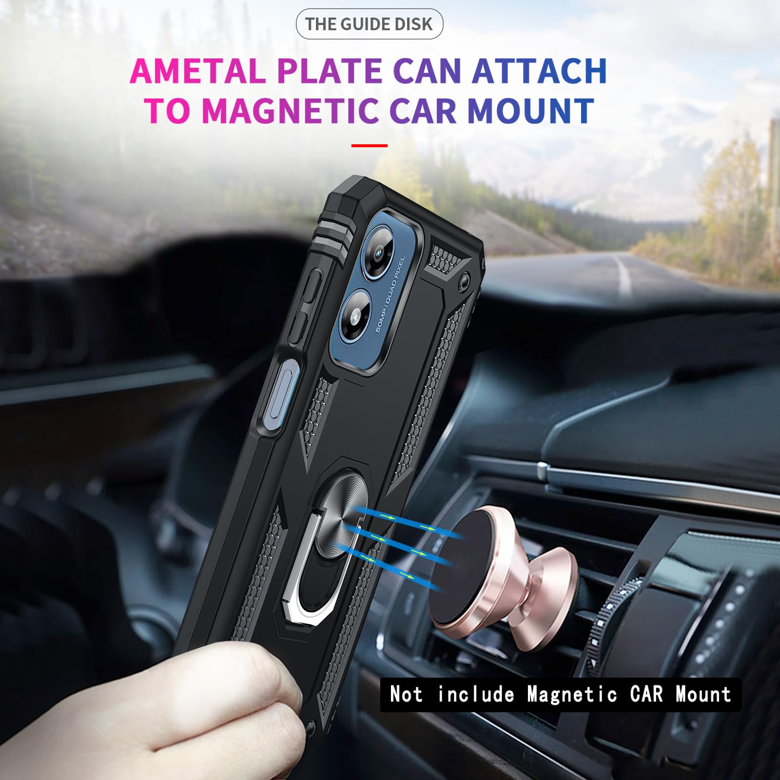 Leyi For Moto G Play 2024 Case: Motorola G Play 2024 Case With Screen Protector And Camera Lens Protector, Military Grade Phone