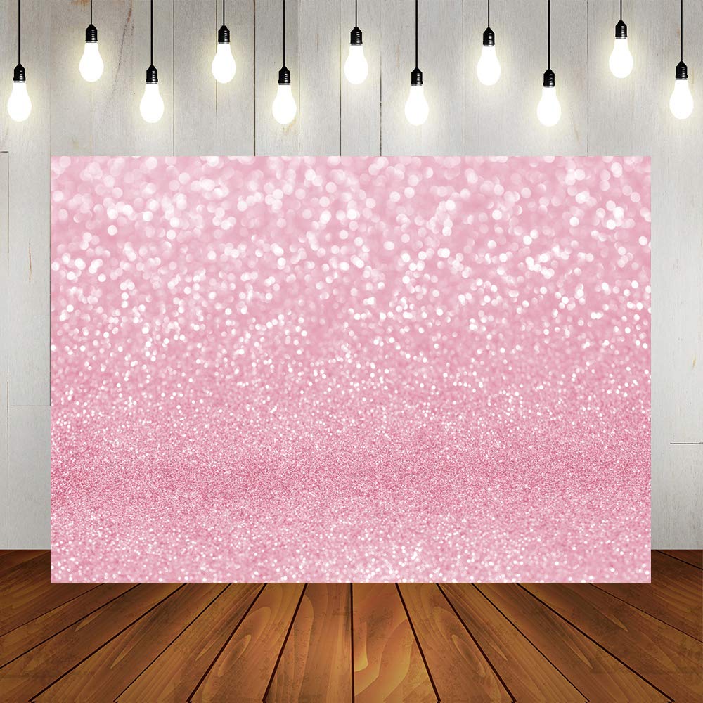 Lofaris Pink Bokeh Photography Backdrop Shinny Spots Sparkle Abstract Halos Background Newborn Baby Shower Birthday Party Decora