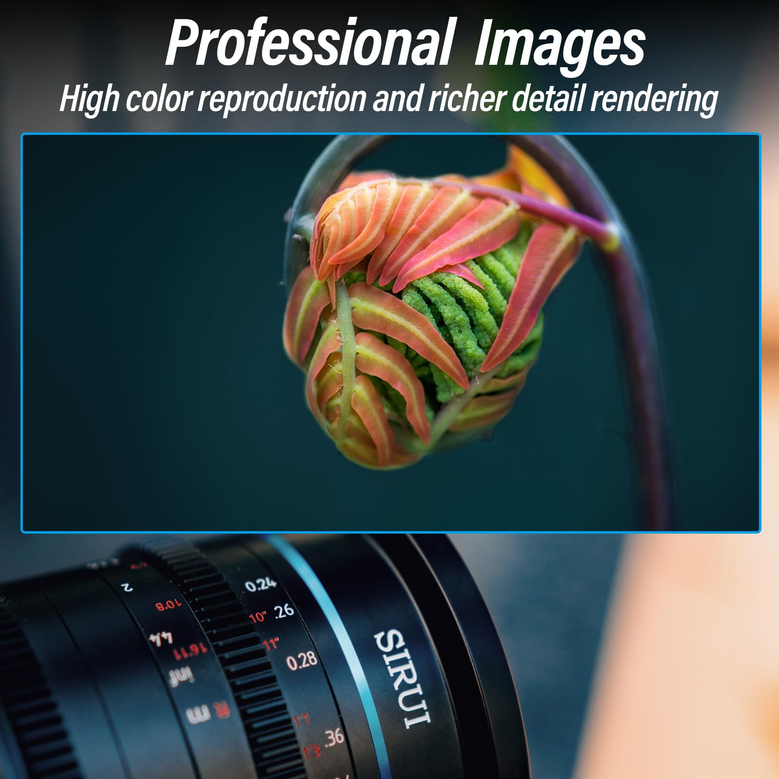 Sirui 75Mm Jupiter Macro T2 Full Frame Cine Prime Lens (Ef Mount)