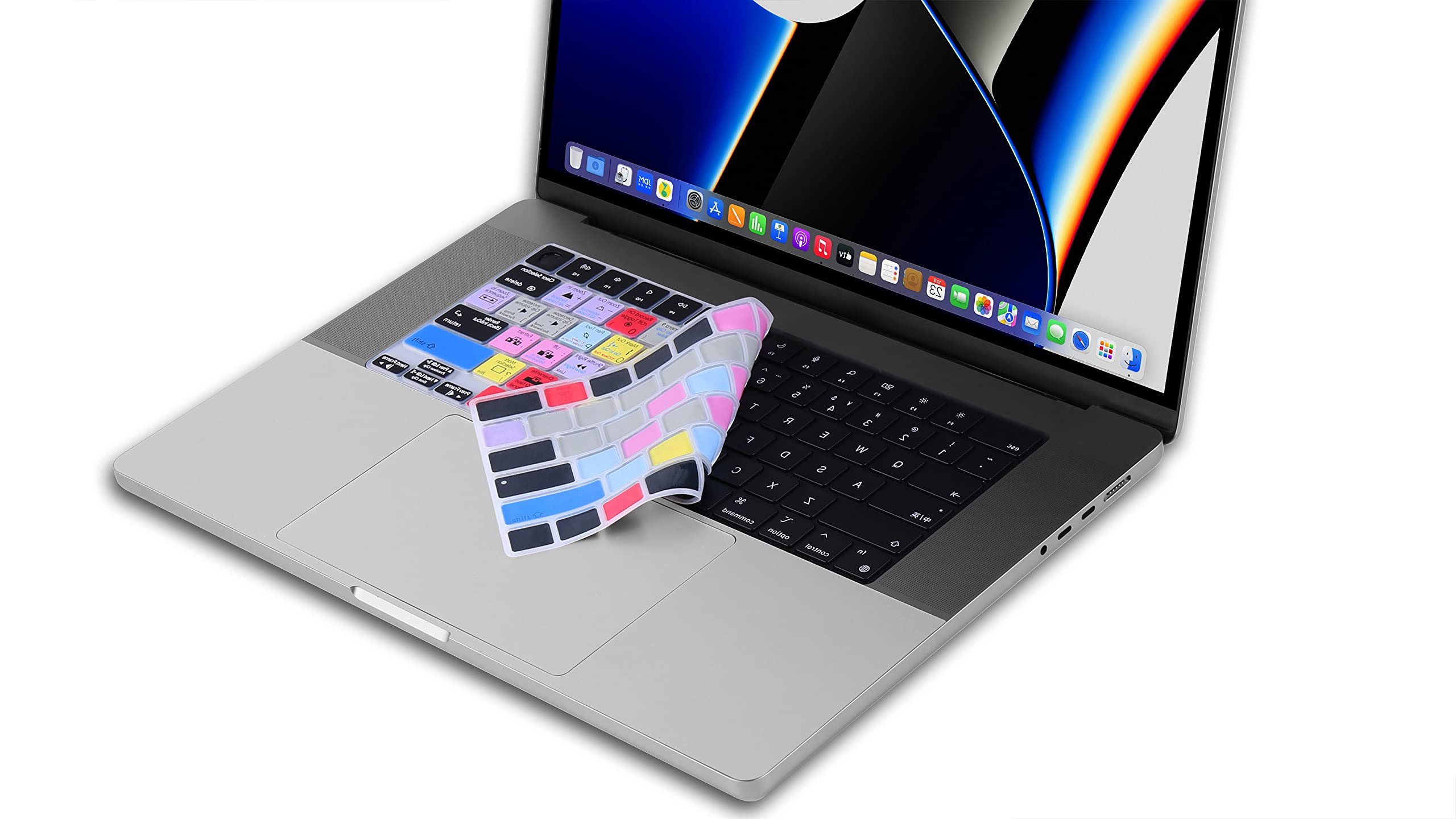Xskn Premiere Pro Function Shortcuts Hotkeys Us Version Silicone Keyboard Cover Skin For 2021 Macbook Pro M1 Pro / M1 Max Chip 1