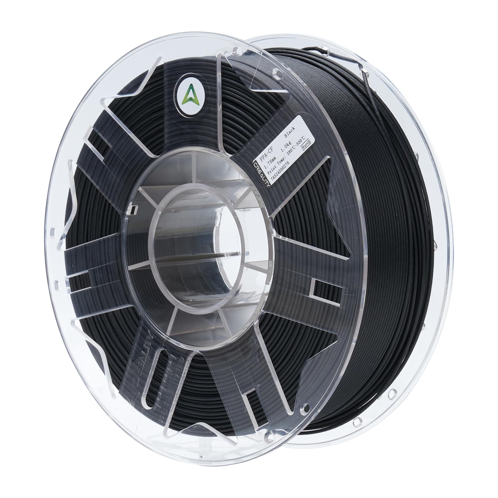 Creality PPA-CF 3D Printer Filament RFID, 15% Carbon Fiber Content High-Performance Nylon, Heat Resistance,Low Warpage, 1Kg Spoo