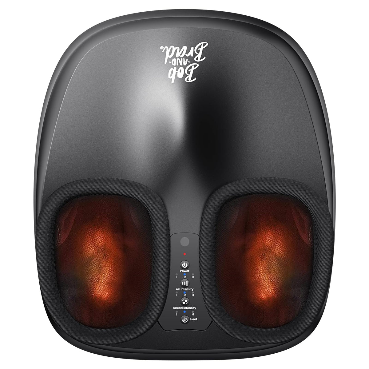 Bob And Brad Lite Foot Massager Machine With Heat, Shiatsu Deep Kneading, Multi Level Settings, Electric Feet Massager Delivers