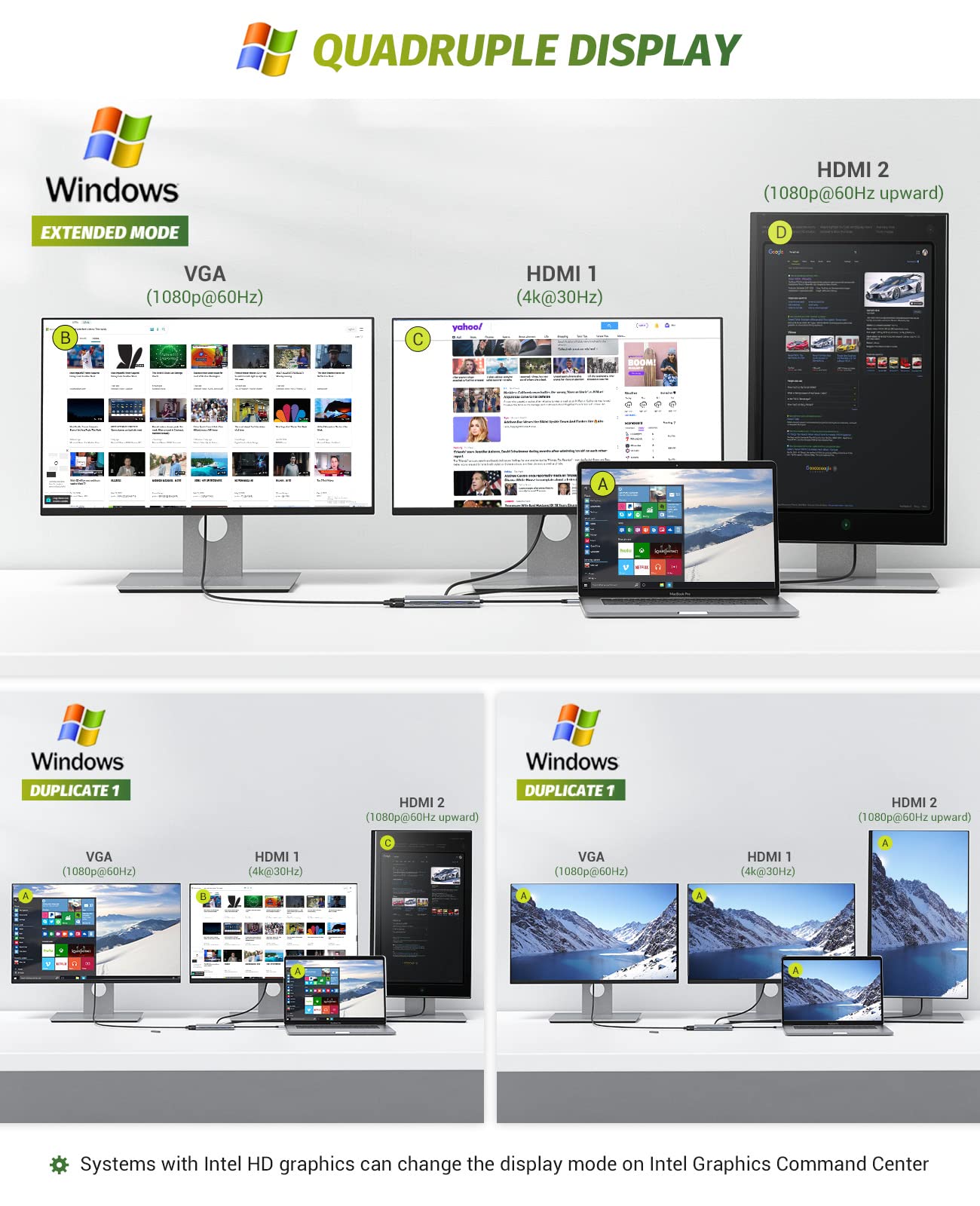 Docking Station, Utechsmart 12 In 1 Full Triple Monitor Usb C Docking Station, Usb C Hub Compatible For Macos&Windows,Thunderbolt 3 Dock(Hdmi,Vga,Pd3.0,Usb C,Ethernet,Sd/Tf Card Reader,Usb Ports)