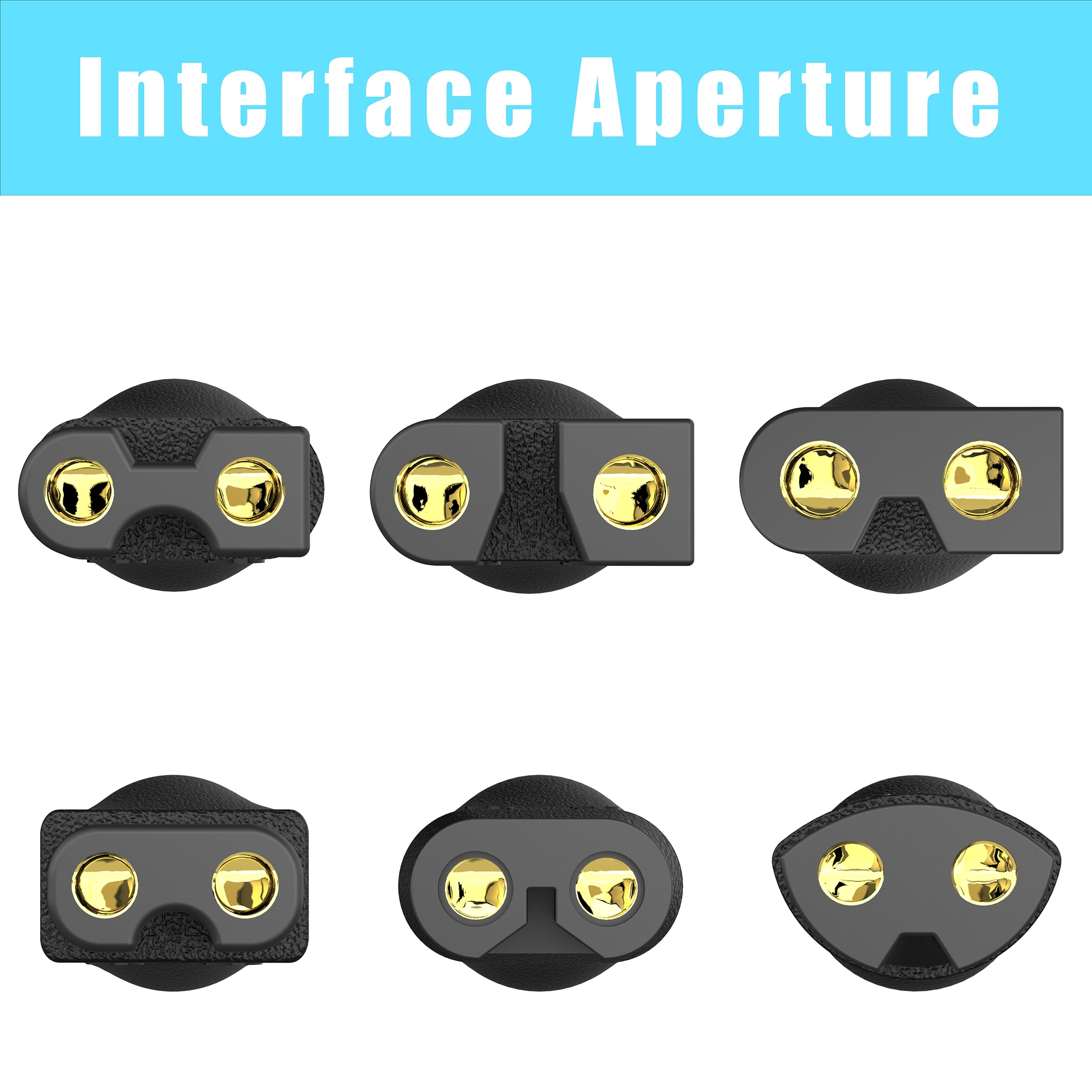 Pinkind 7 PCS Power Cord USB Charger Set for Hair Clippers, Beard Trimmers, Shavers & Beauty Instruments - 5V Replacement Adapters