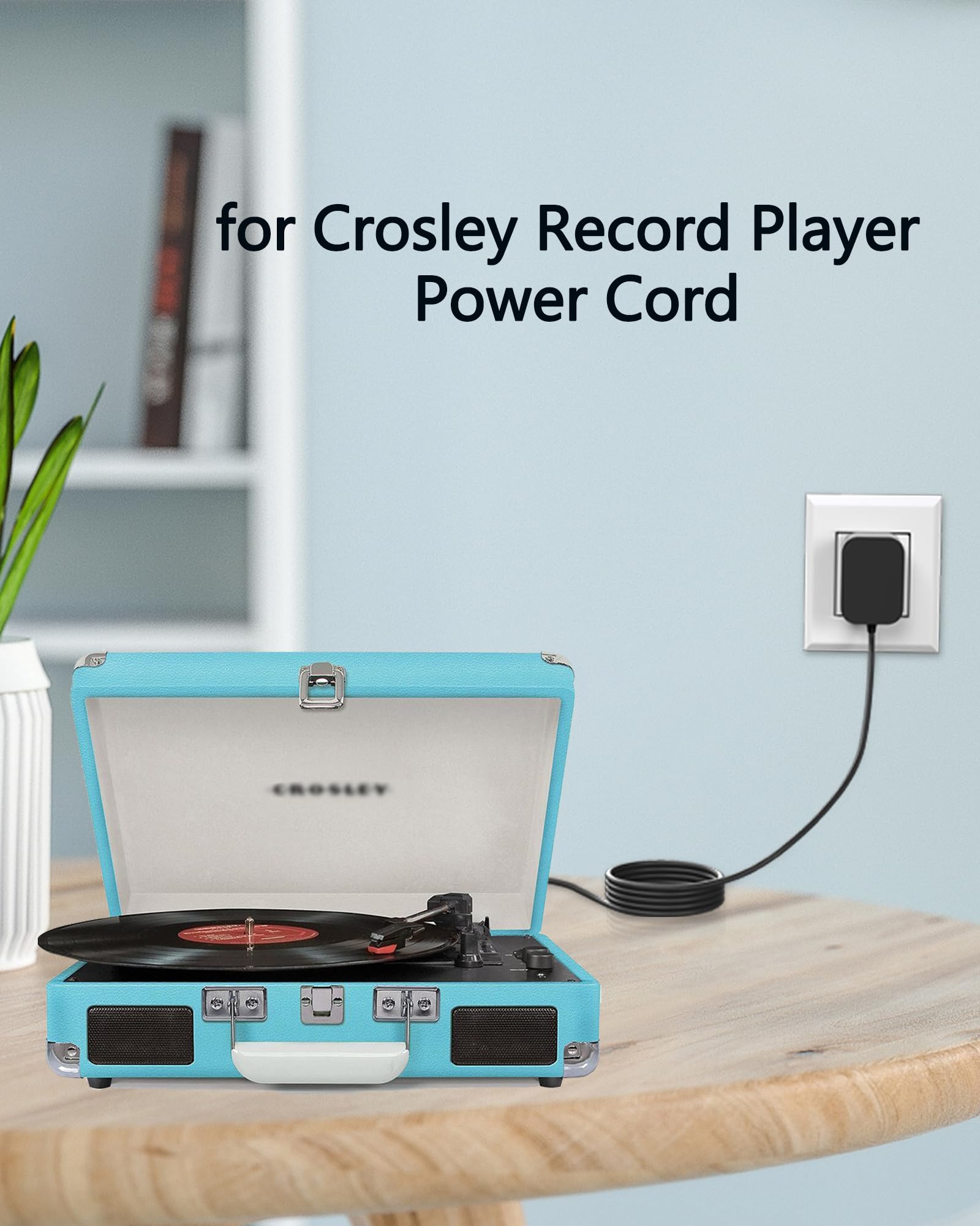 Vhbw 5V Power Cord Replacement For Crosley Cr8005F Cr8005D Adapter Fit With Crosley Cruiser Plus Portable Turntable Cr8005F Ga Cr8005F Wo Cr8005D Tu Cr8005D Bl Cr8005D Ws Cr8005D Tw(Not For 9V/12V)