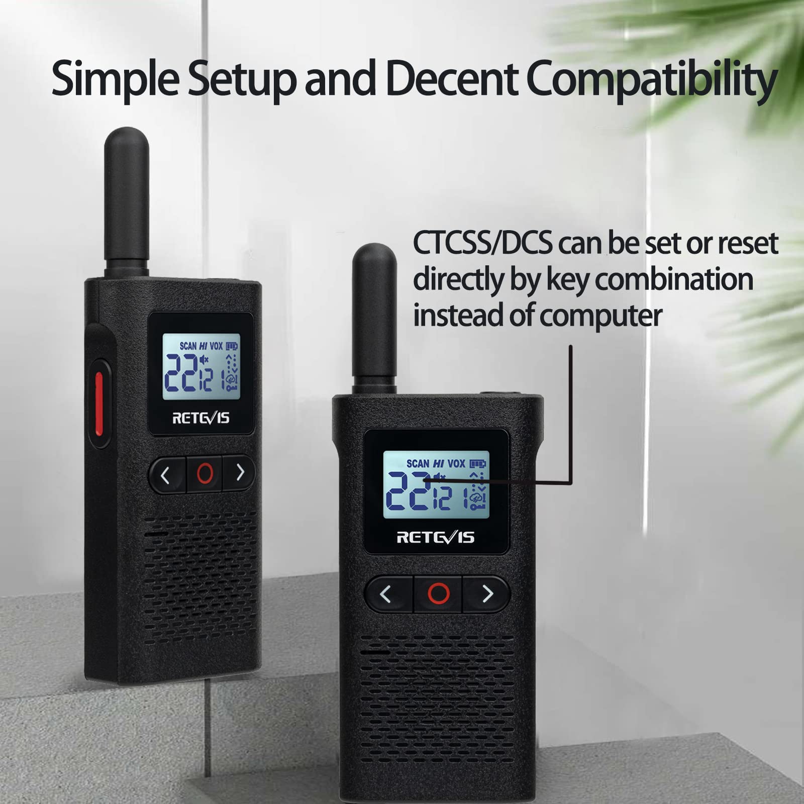 Retevis Rb28 Walkie Talkies With Earpiece,Usb C Walkie Talkies Rechargeable,Large Lcd Screen,1500Mah,Noaa Weather,Business Walkie Talkie For Adults Long Range For School Restaurant Healthcare(10 Pack)