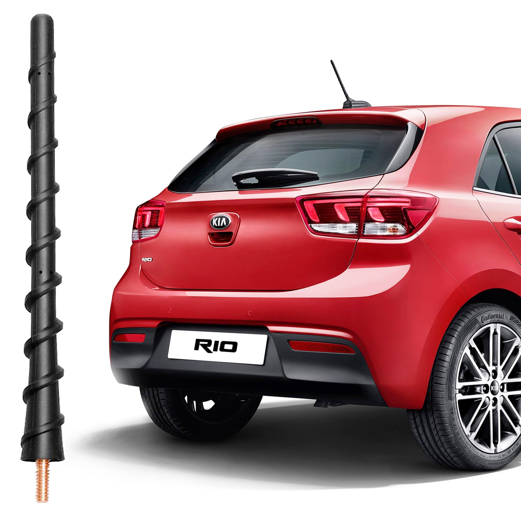 Vofono Short Antenna For 1995 2019 Kia Sportage Forte Rio Rio5 Borrego Sorento Sedona Spectra Kx Cross Koup Soul, Kia Accessories, 7 Inch Roof Kia Antenna Replacement Mast For Car Radio Receeption
