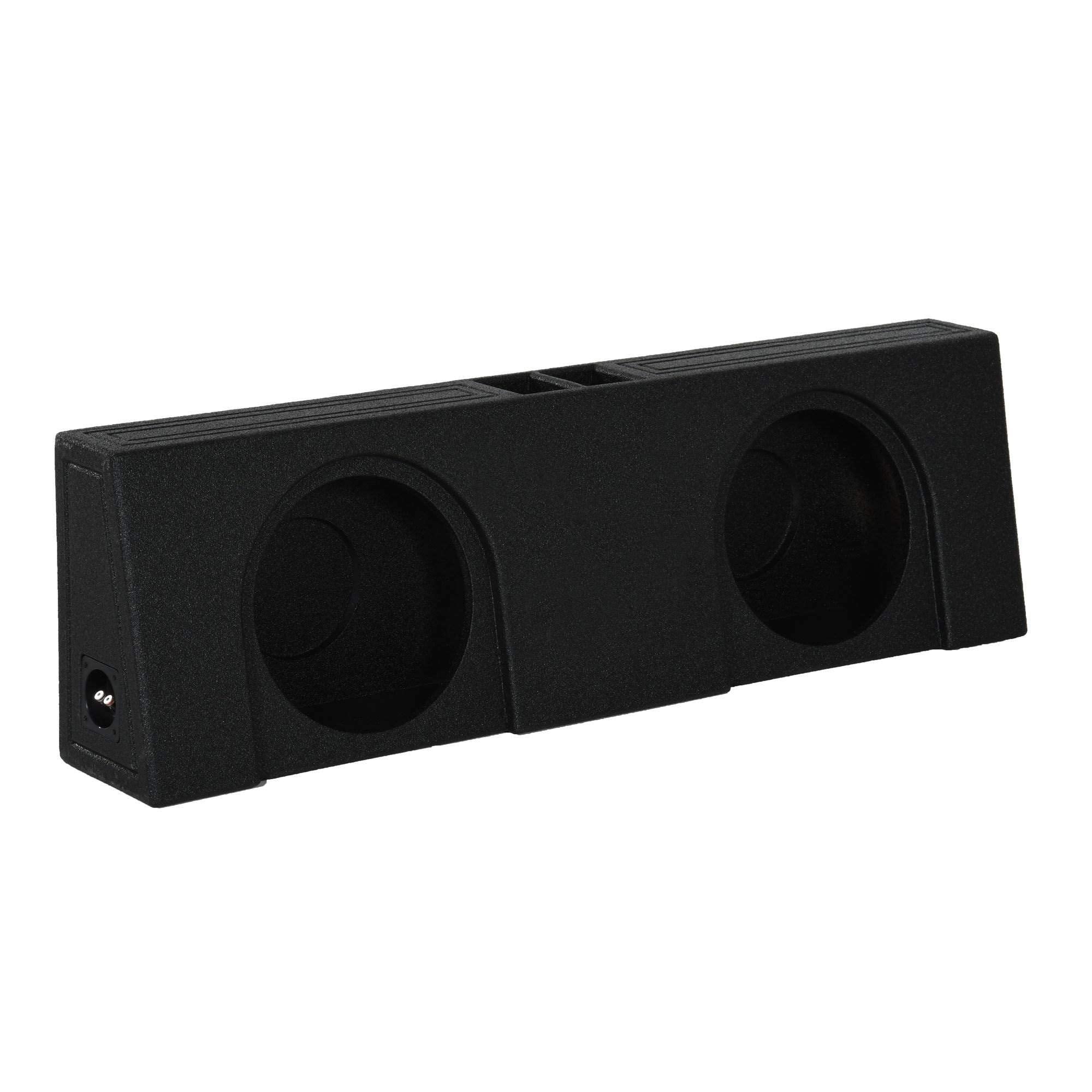 Qpower QBTRUCK212V Qbomb Dual 12 Vented Empty Box Behind Seat Mount