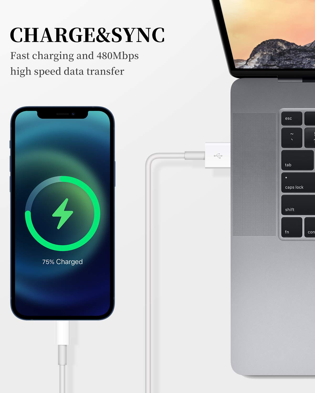 Uzento For Iphone Charger Cord,3 Pack Original Usb To Lightning Cable Apple Mfi Certified 3Ft, Fast Iphone Charging Cord For Iphone 11/11Pro/11Max/ X/Xs/Xr/Xs Max/8/7/6/5S/Se
