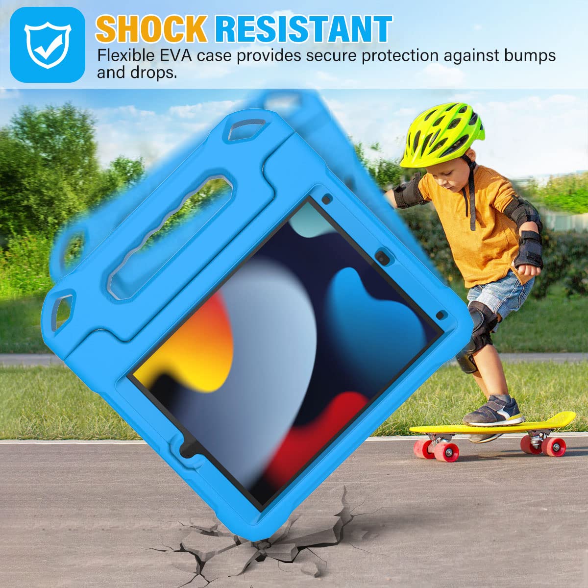 Suplik Kids Case For Ipad 9Th/8Th/7Th Generation(10.2 Inch, 2021/2020/2019), Ipad 10.2 Case With Screen Protector, Durable Shock