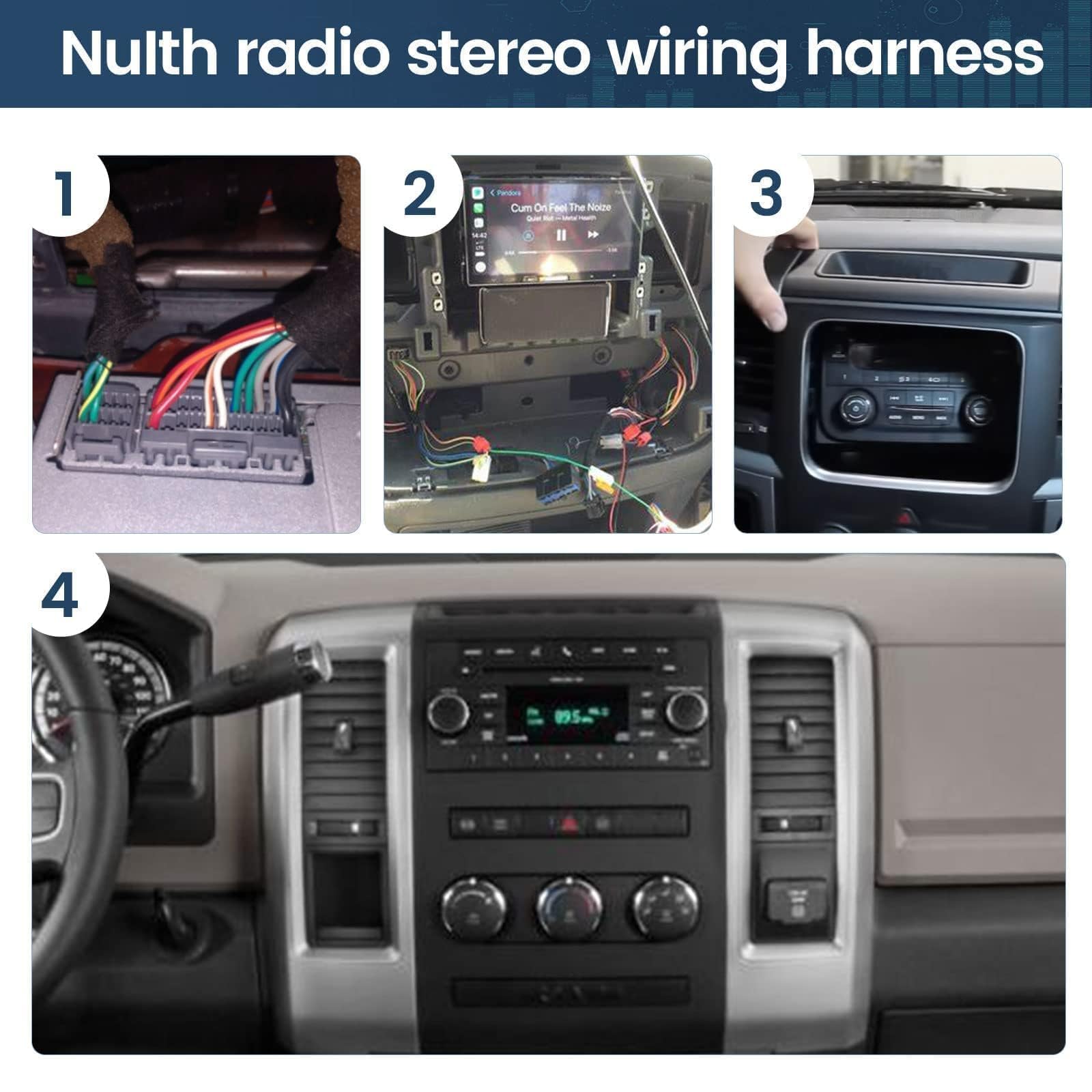 Nuith Aftermarket Radio Wiring Adapter For Gm Chevy 2007 2015, Gmc 2006 2017, Buick 2007 2014 Install Car Stereo Wire Cable Plug