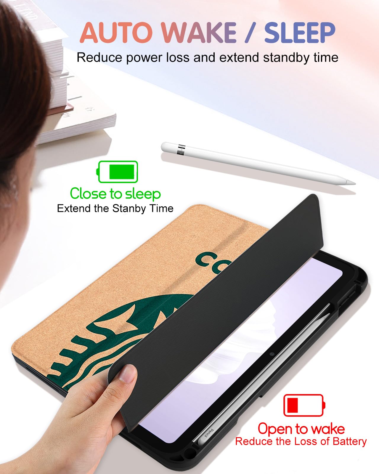 Wazzasoft For Apple Ipad 10Th Generation Case 10.9 Inch Cute Women Girls Kids Folio Cover Kawaii Teens Fun Funny Design Cool Pen