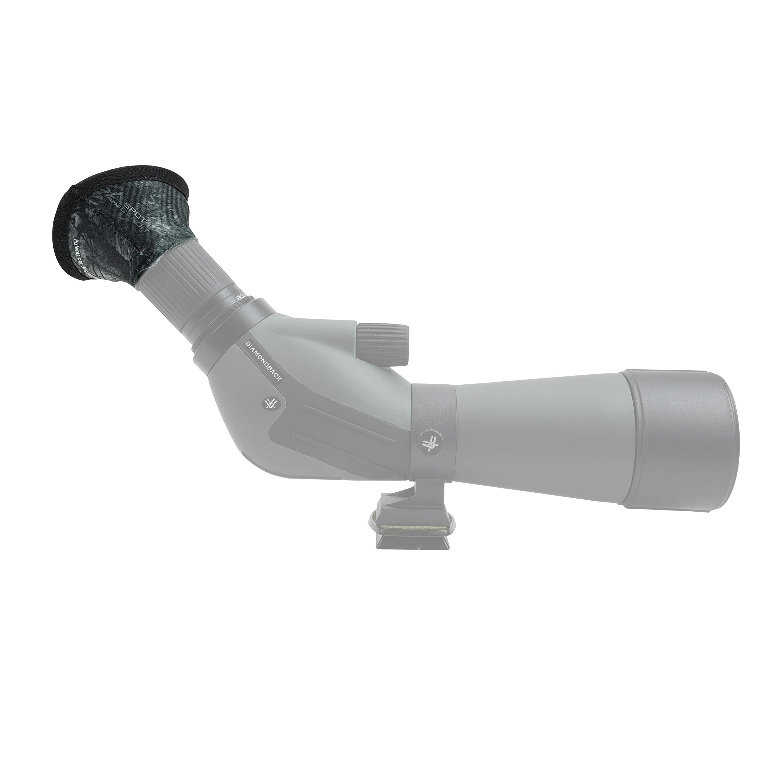 Alpine Innovations SpotSlicker Bandit  WaterResistant Spotting Scope Eyeshield to Block Glare and Reduce EyeStrain, One Size 