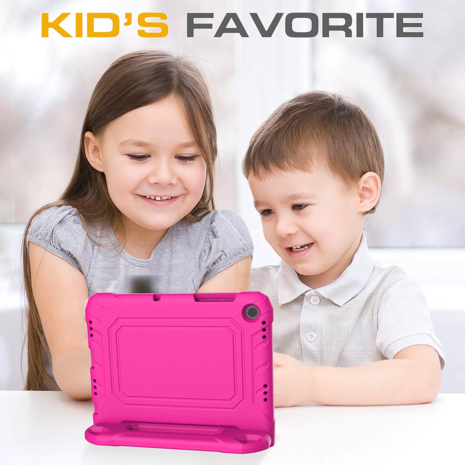 Toevek Kids Case For Samsung Galaxy Tab A9 Plus 11'' Tablet, Built In Screen Protector, Shockproof Handle Stand Protective Cover