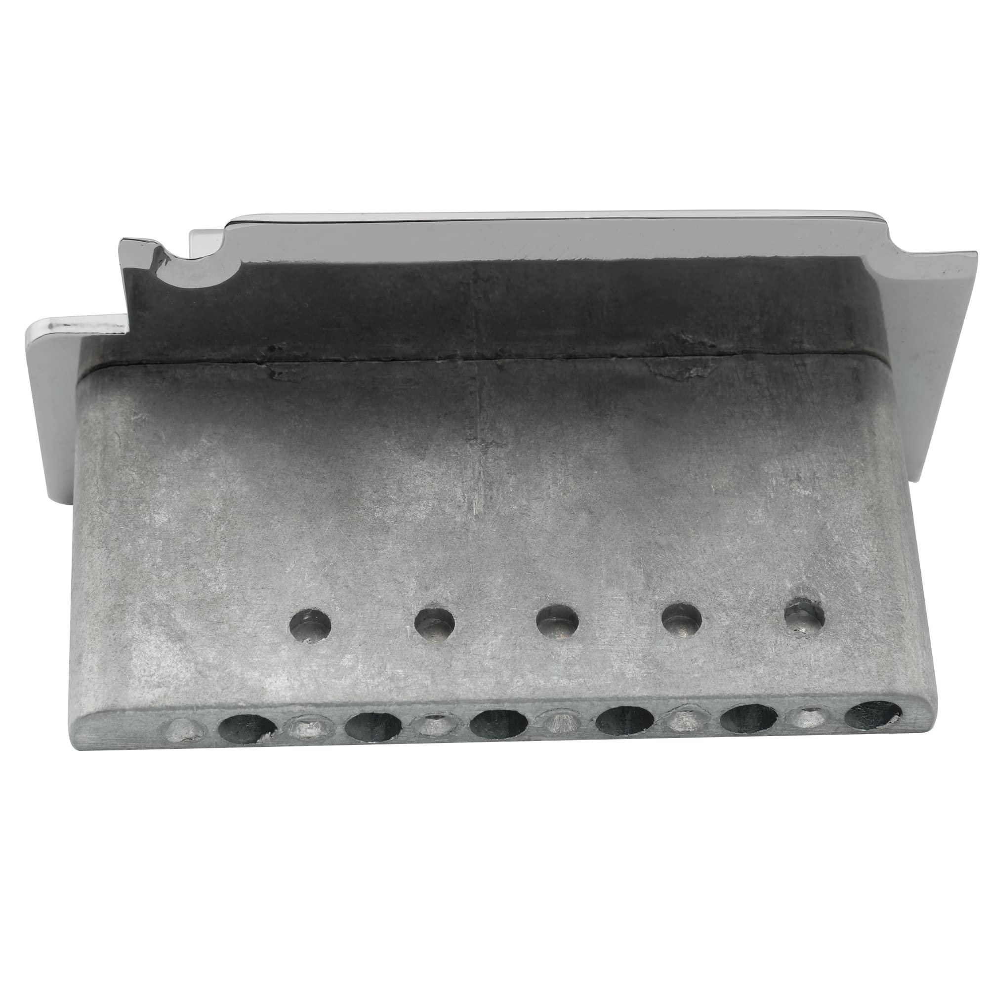 Musiclily Pro 52.5Mm 2 Point Guitar Tremolo Bridge 36Mm Short Zinc Block For Import Squier Strat Electric Guitar, Chrome