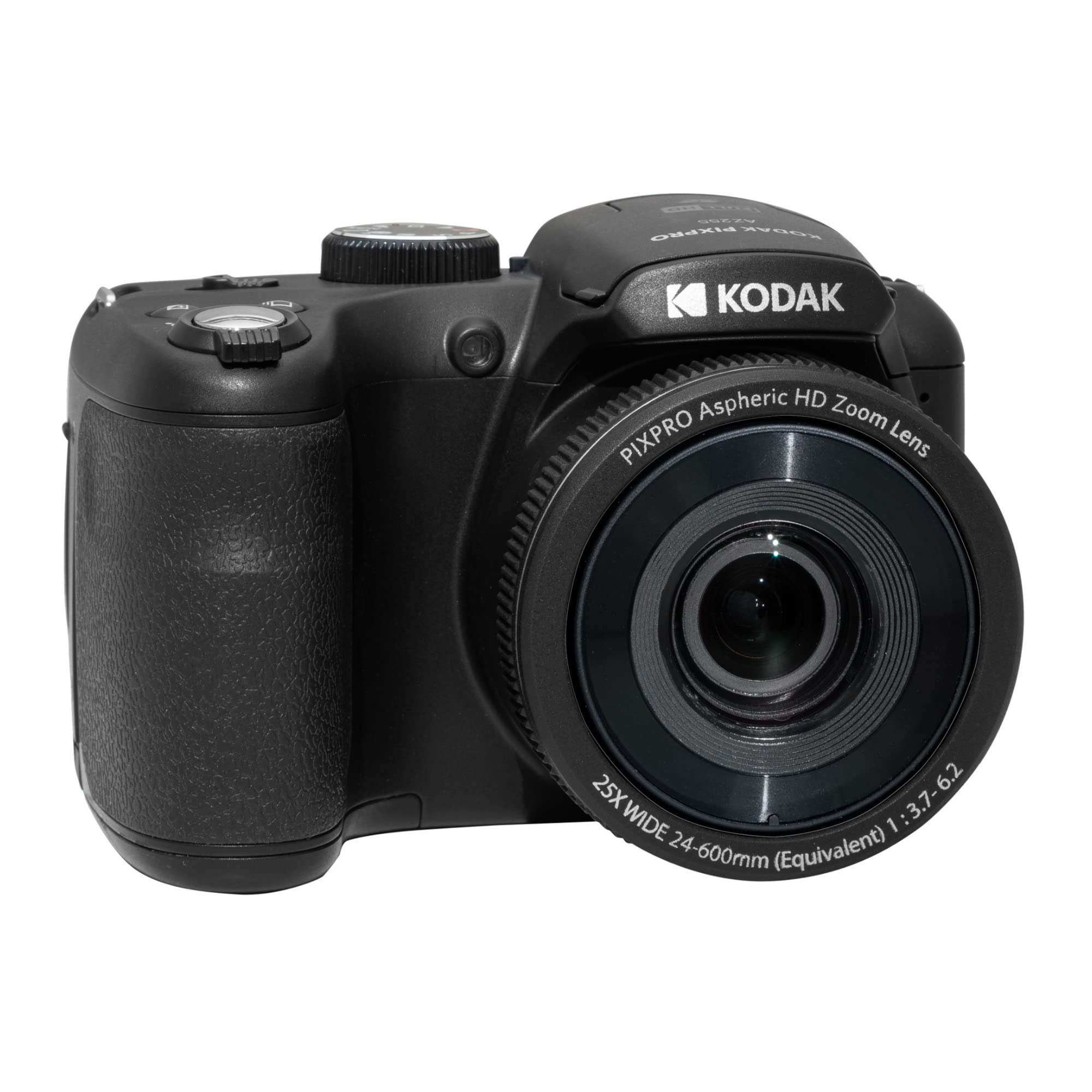 KODAK PIXPRO AZ255-BK 16MP Digital Camera, 25X Zoom, 24mm Wide Angle, 1080P HD Video, 3 LCD, Black - Perfect