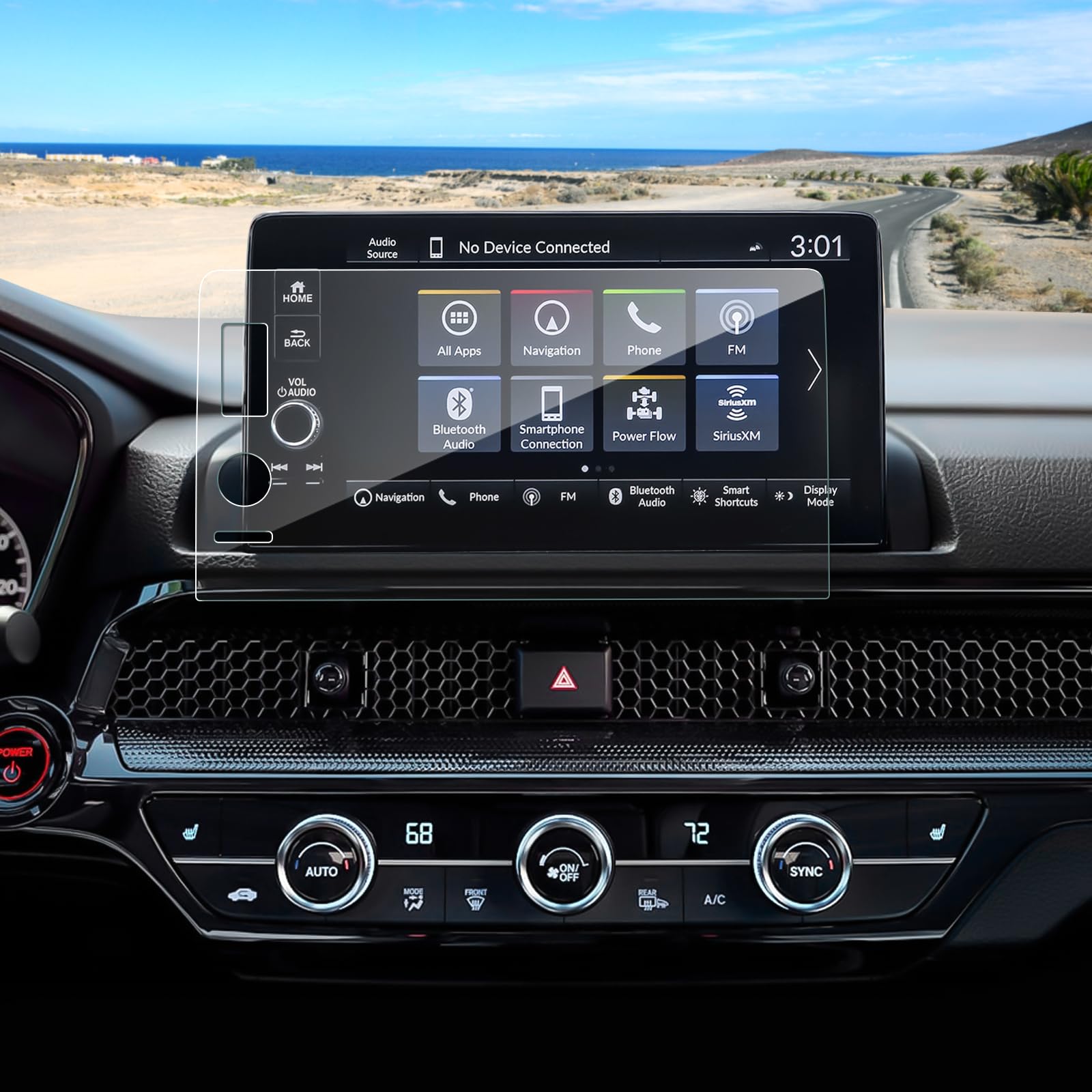 Coleya Anti Glare Matte Screen Protector For 2023 2024 2025 Honda Cr V (Ex L/Sport L/Sport Touring) 9 Inch Touchscreen, 9H Hardn