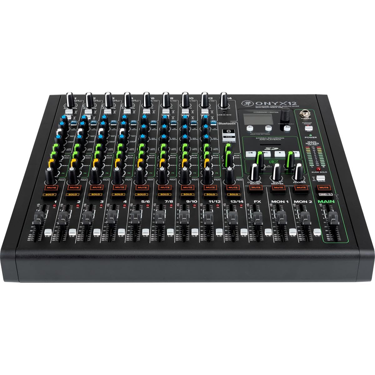 Mackie Onyx Series, 12-Channel Premium Analog Mixer with Multi-Track USB (Onyx12)