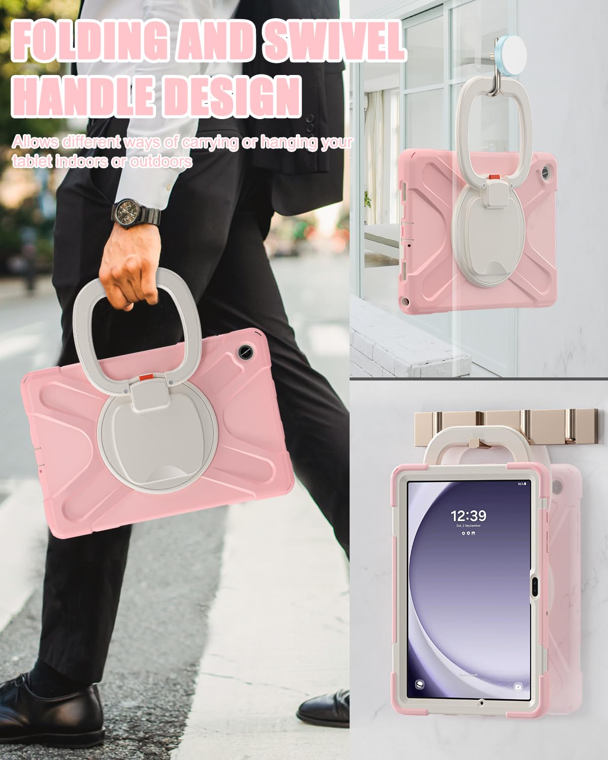 Braecn Kids Case For Samsung Galaxy Tab A9+/ A9 Plus 11 Inch 2023 Sm X210/X216/X218, Heavy Duty Protective Silicone Cover With S