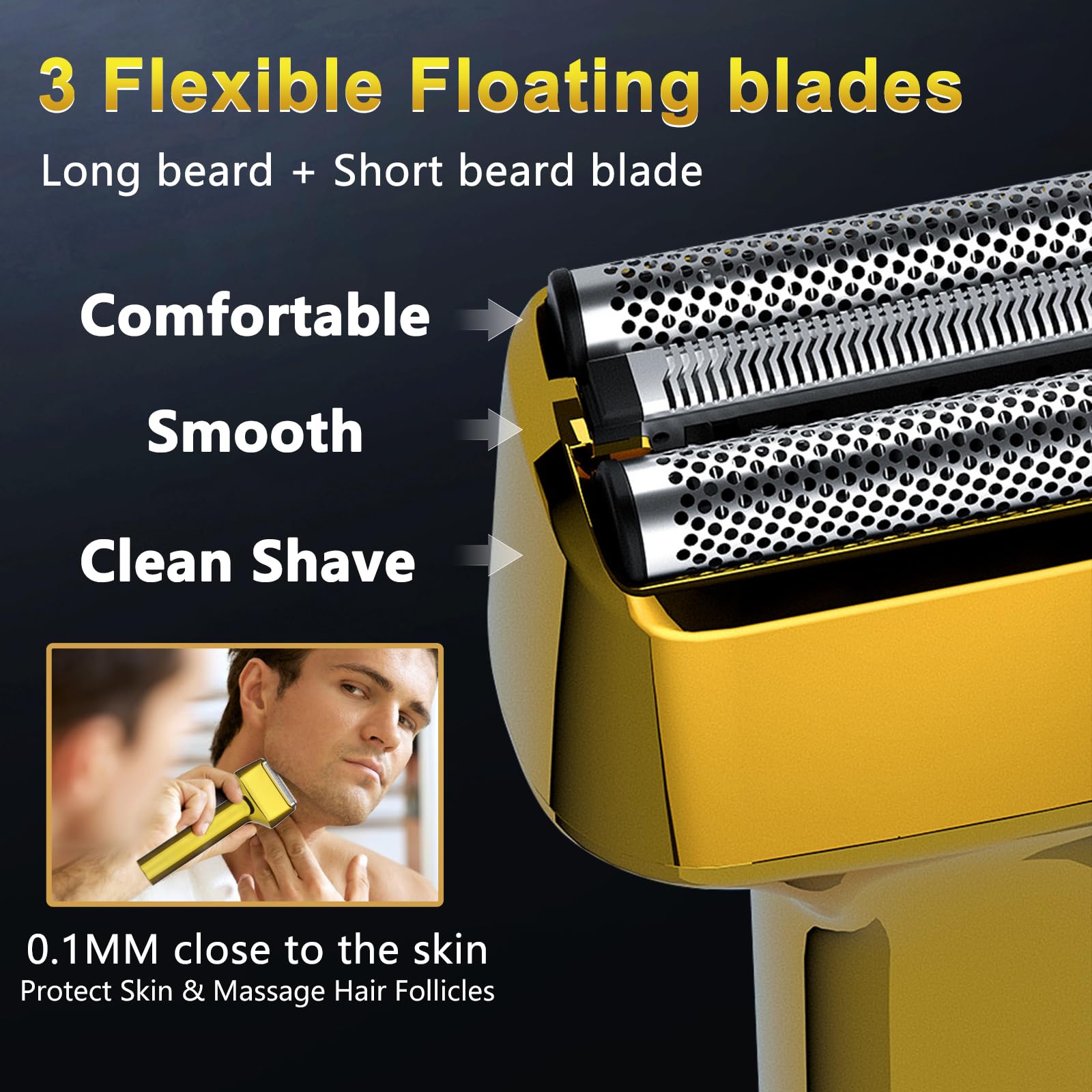 Gsky Hair Clippers For Men, Professional Clippers And Trimmers Set, Cordless Clippers For Hair Cutting, Beard Trimmer, Barber Cl