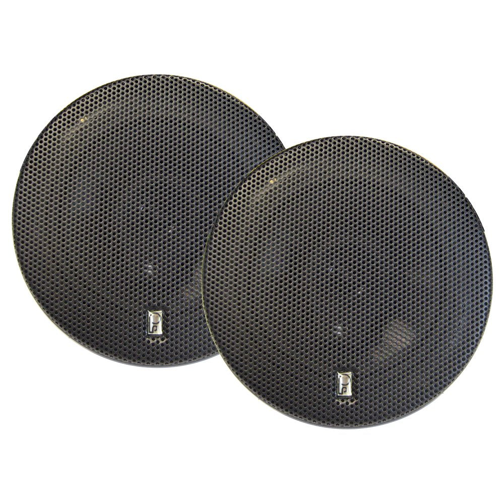 Poly-Planar MA8506-B Outdoor Speakers,Black,2-13/32in.D,PR
